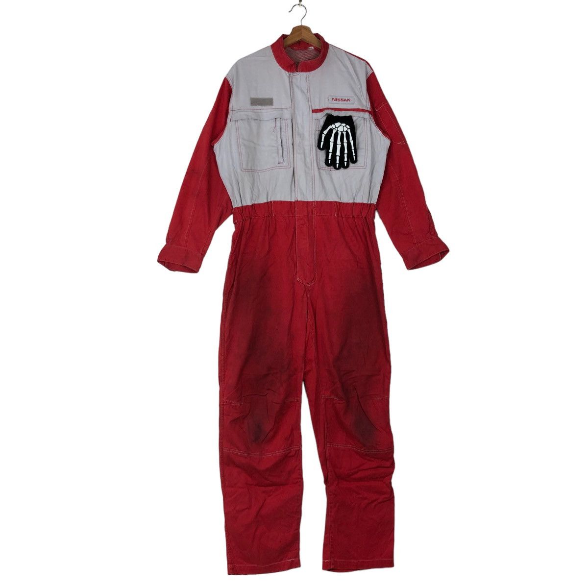 Japanese Brand VINTAGE OVERALL WORKER RACING NISSAN BIG LOGO Size US 36 / EU 52 - 1 Thumbnail