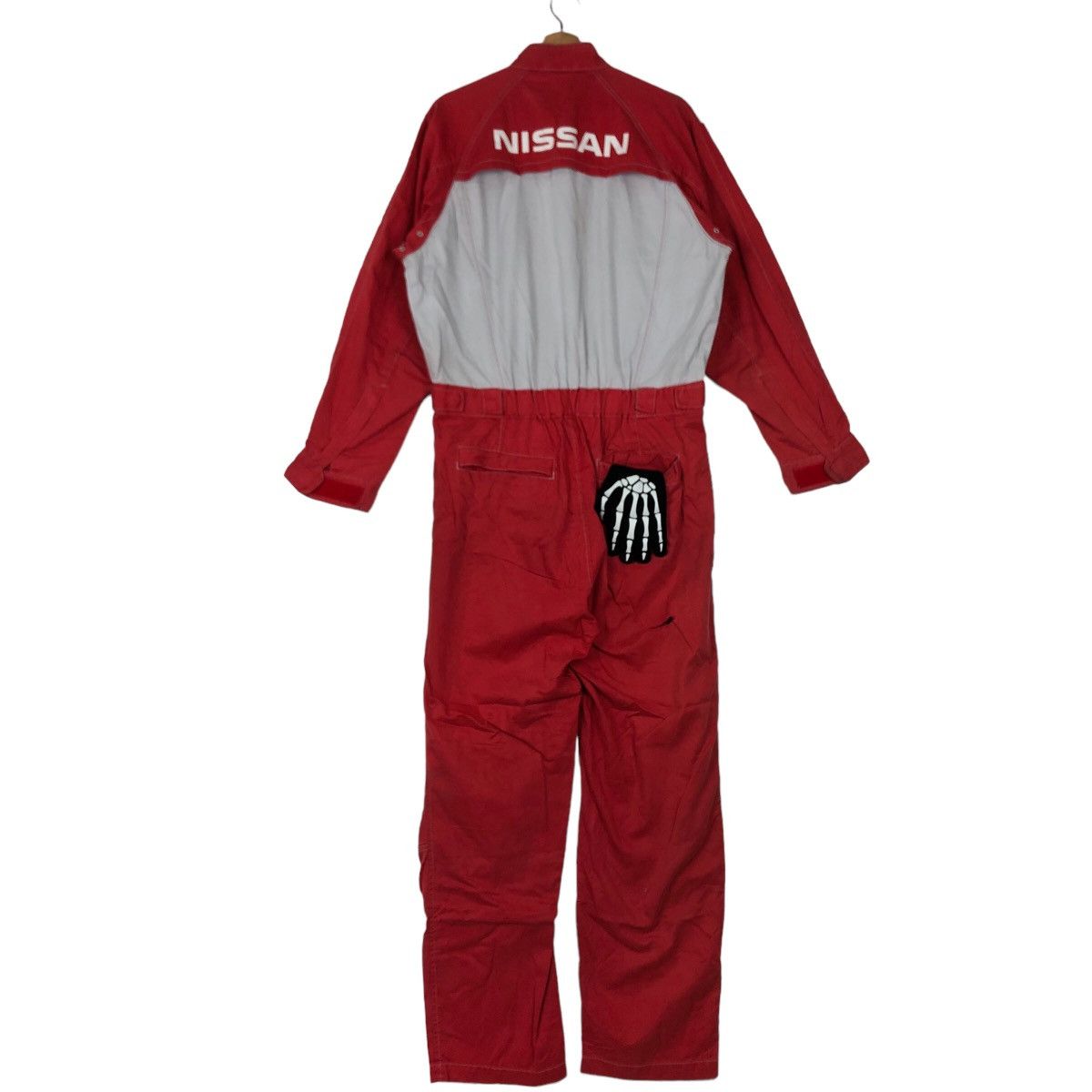 Japanese Brand VINTAGE OVERALL WORKER RACING NISSAN BIG LOGO Size US 36 / EU 52 - 6 Thumbnail