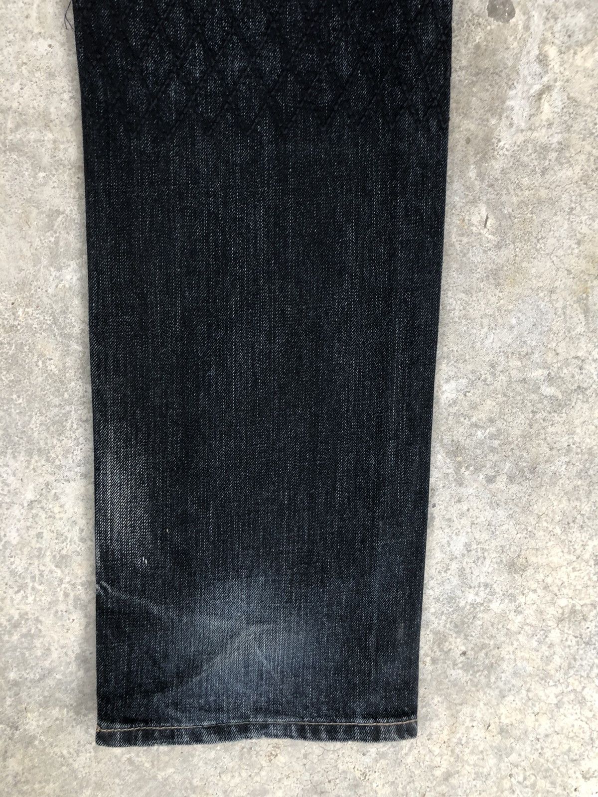 PPFM PPFM Double Waist Distressed Denim Punk Style Size US 33 - 11 Thumbnail