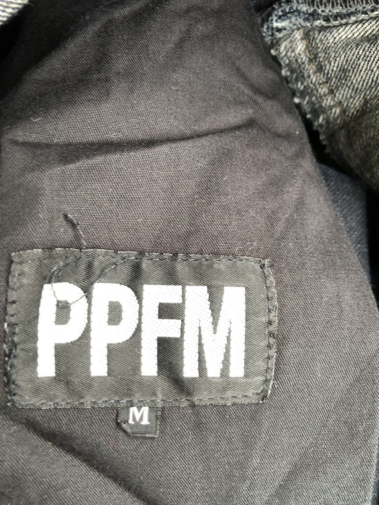 PPFM PPFM Double Waist Distressed Denim Punk Style Size US 33 - 19 Thumbnail