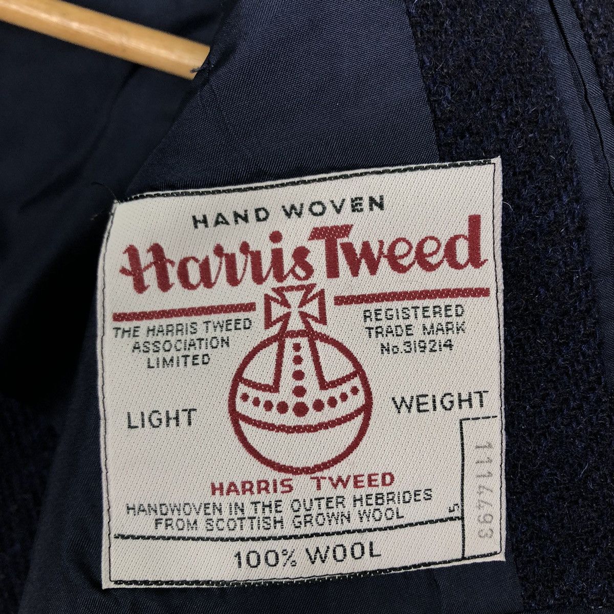 Harris Tweed DOUBLE BREAST HERRINGBONE WOOL HARRIS TWEED JACKET Size US M / EU 48-50 / 2 - 12 Thumbnail