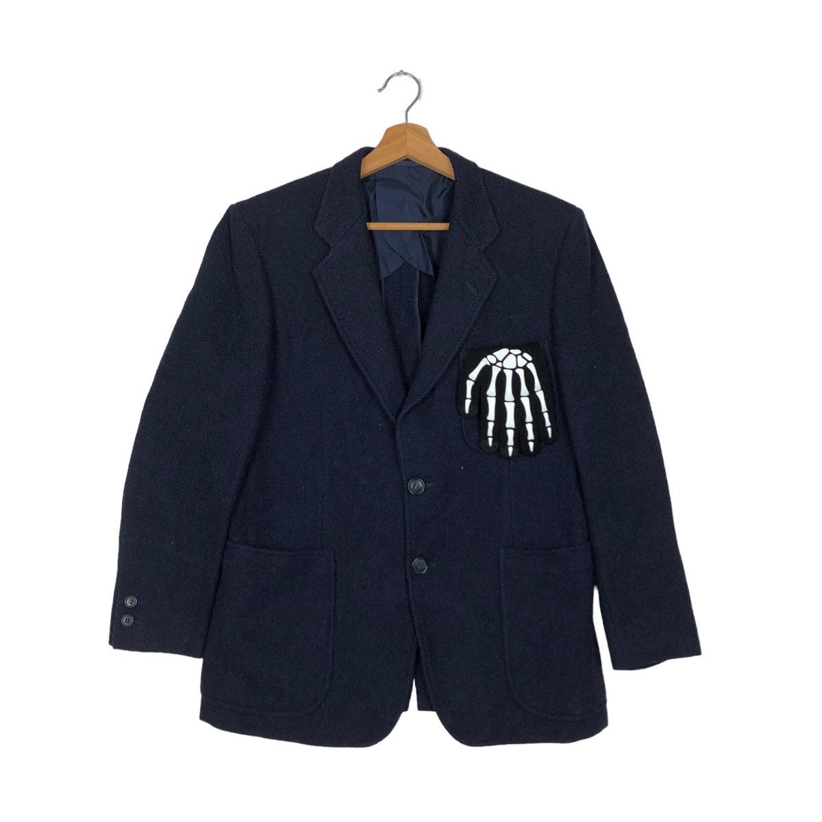 Harris Tweed DOUBLE BREAST HERRINGBONE WOOL HARRIS TWEED JACKET Size US M / EU 48-50 / 2 - 1 Thumbnail