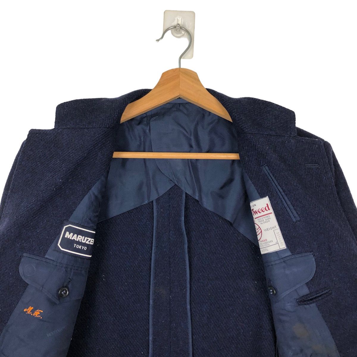Harris Tweed DOUBLE BREAST HERRINGBONE WOOL HARRIS TWEED JACKET Size US M / EU 48-50 / 2 - 10 Thumbnail
