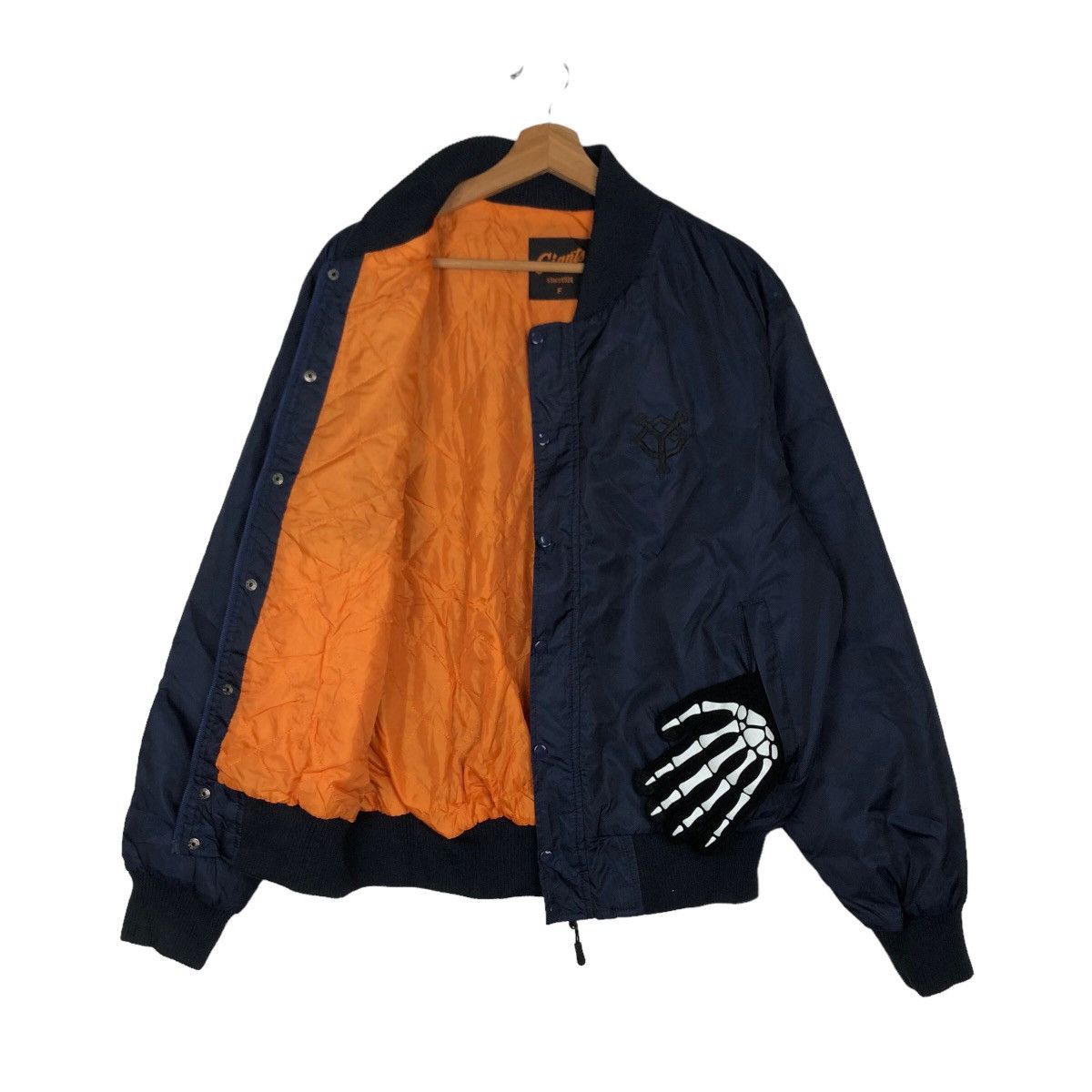 Japanese Brand VINTAGE BOMBER JACKET GIANTS RIOT RIOT DESIGN MILITARY Size US M / EU 48-50 / 2 - 8 Thumbnail