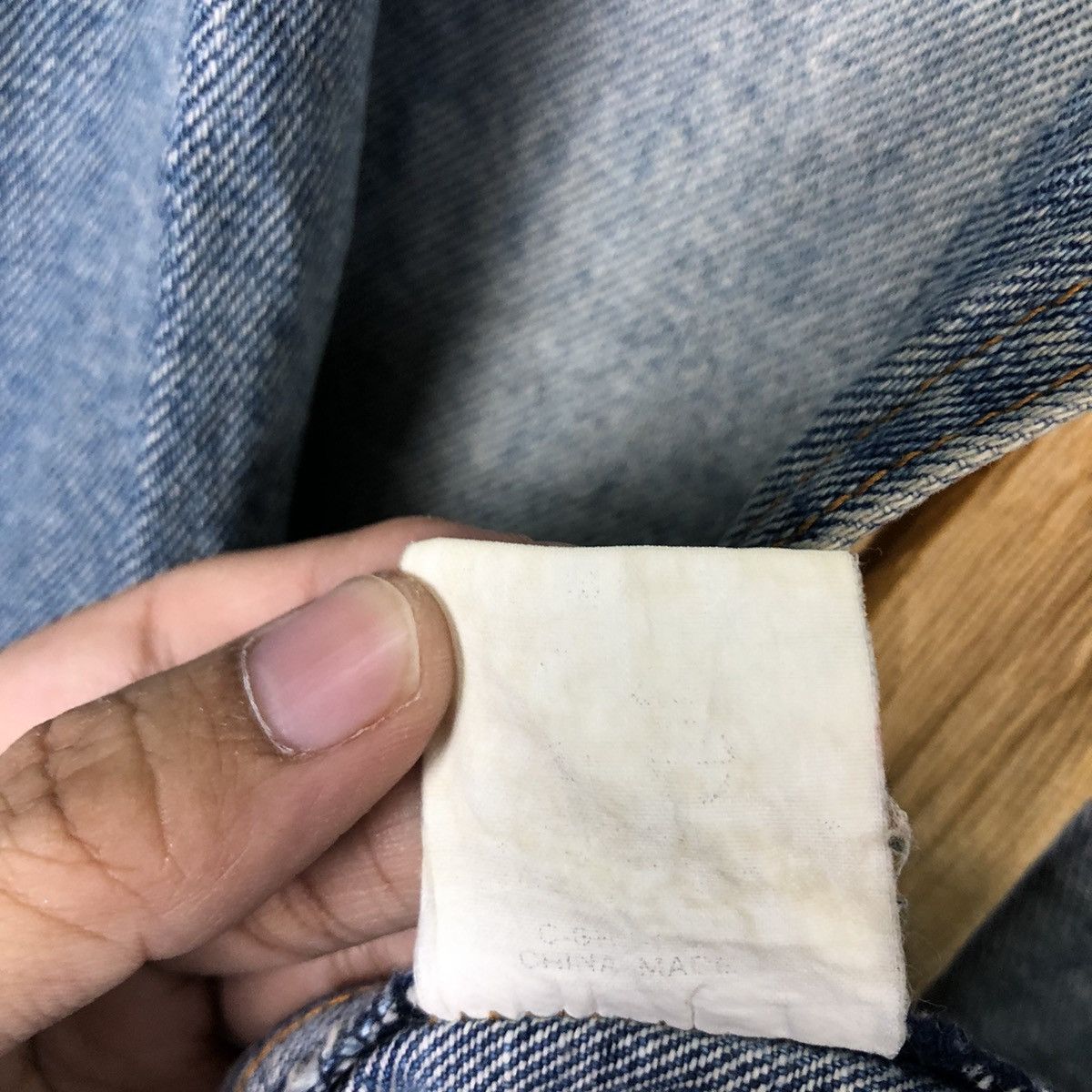 Japanese Brand VINTAGE CHORE DENIM WORK JACKET MANJELOUS ISSEY MIYAKE STYLE Size US L / EU 52-54 / 3 - 14 Thumbnail