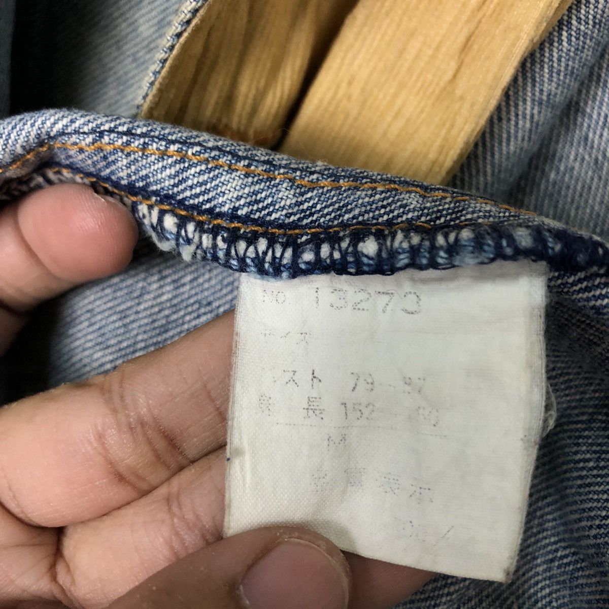 Japanese Brand VINTAGE CHORE DENIM WORK JACKET MANJELOUS ISSEY MIYAKE STYLE Size US L / EU 52-54 / 3 - 13 Thumbnail