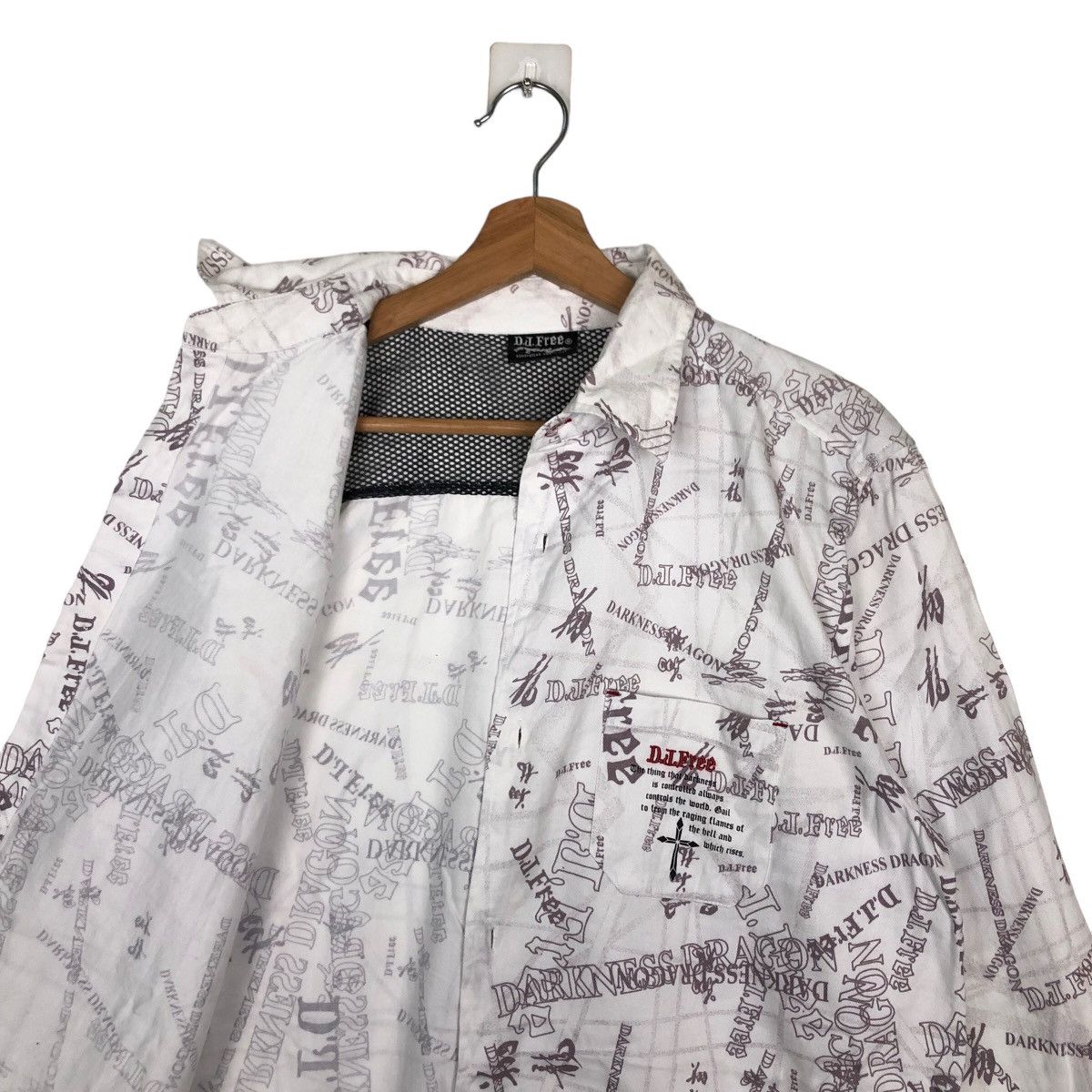 Japanese Brand RARE DJ FREE SHIRTS OVERPRINT PUNK Size US M / EU 48-50 / 2 - 9 Thumbnail
