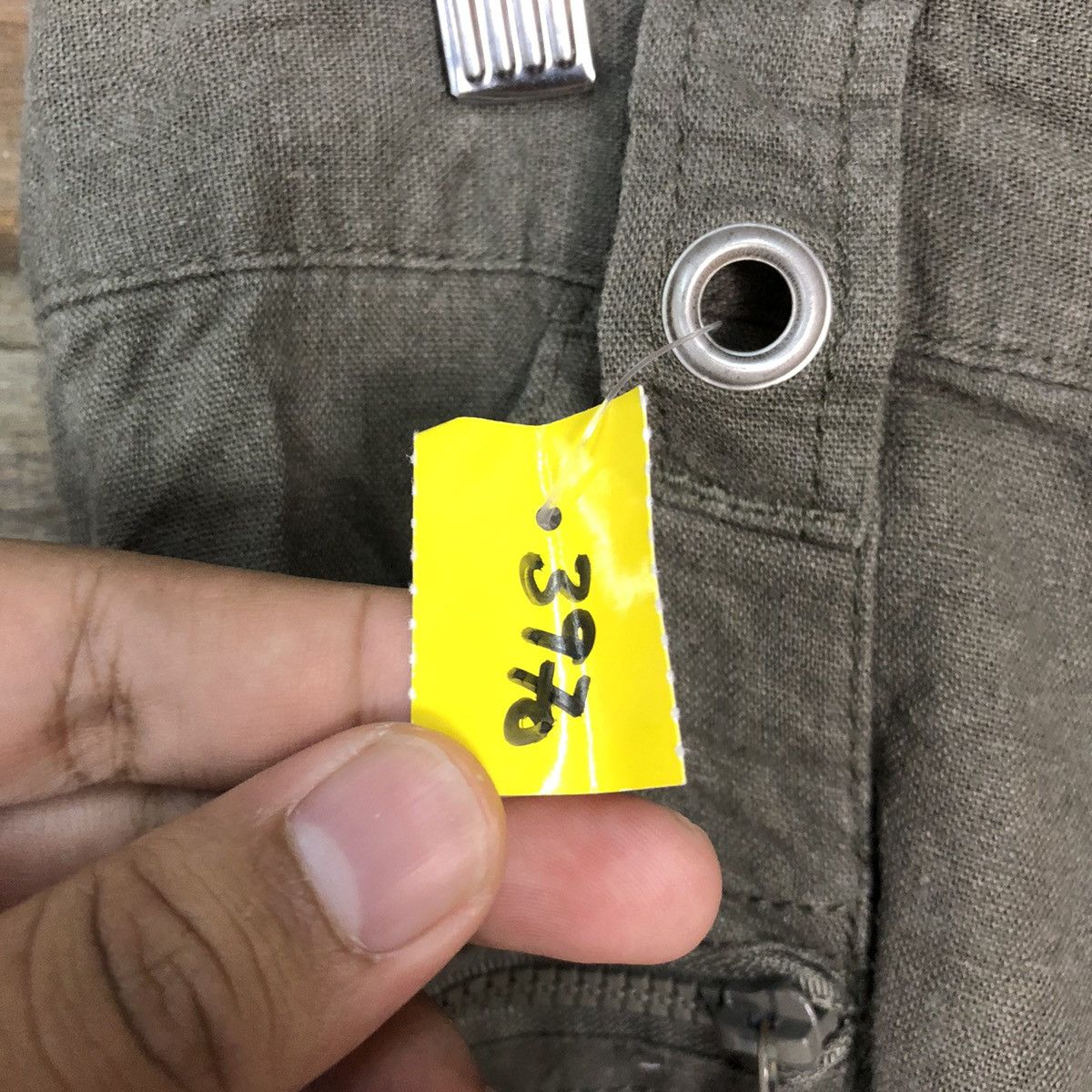 Japanese Brand Double Edge Green multipocket Cargo Pants #3976 Size US 28 / EU 44 - 8 Thumbnail