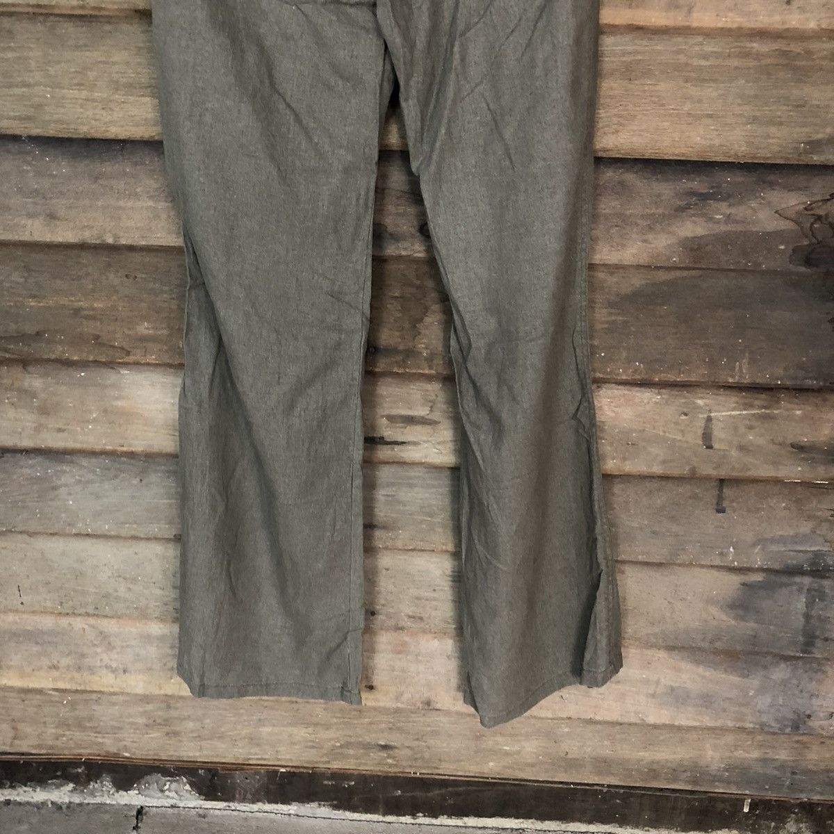 Japanese Brand Double Edge Green multipocket Cargo Pants #3976 Size US 28 / EU 44 - 11 Thumbnail
