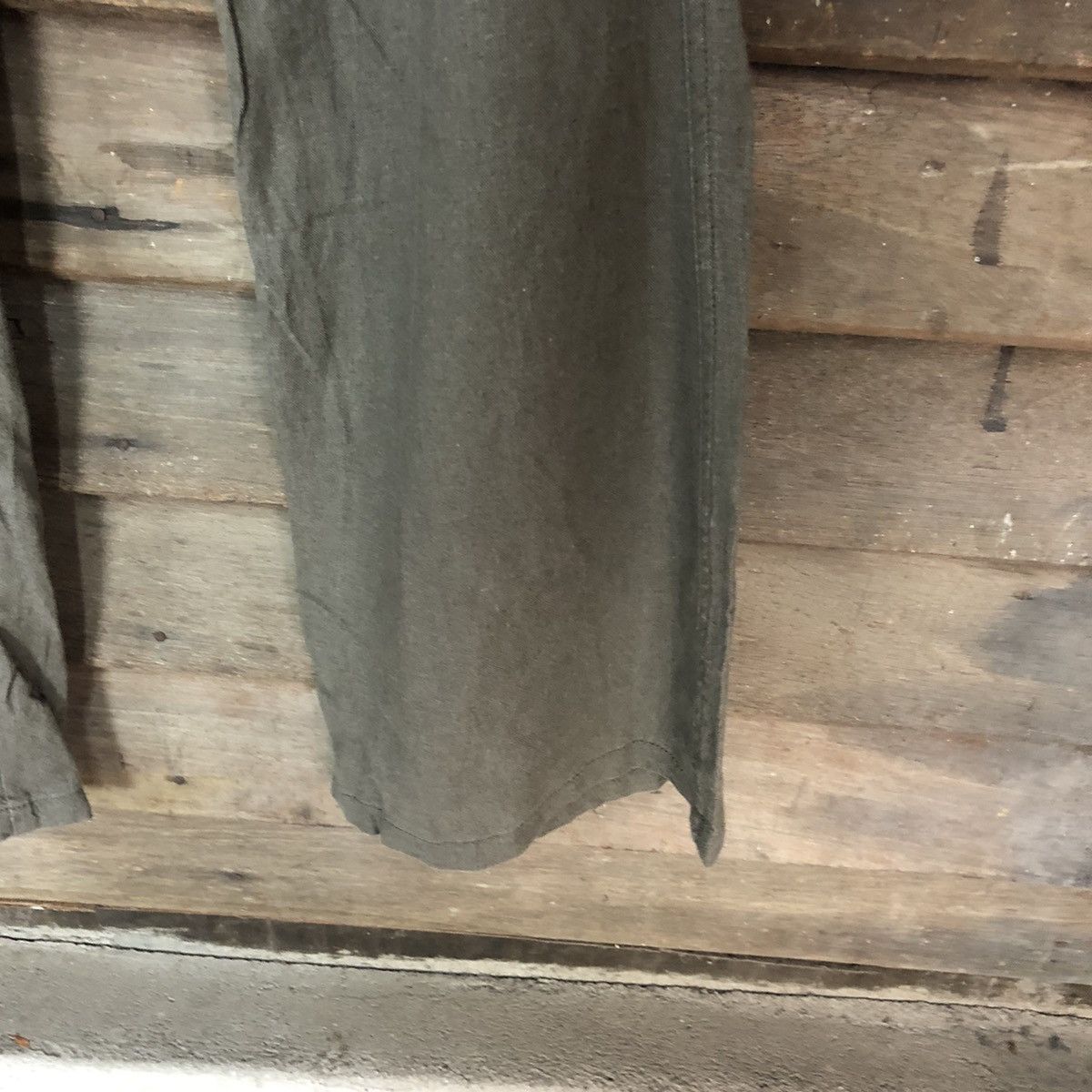 Japanese Brand Double Edge Green multipocket Cargo Pants #3976 Size US 28 / EU 44 - 7 Thumbnail
