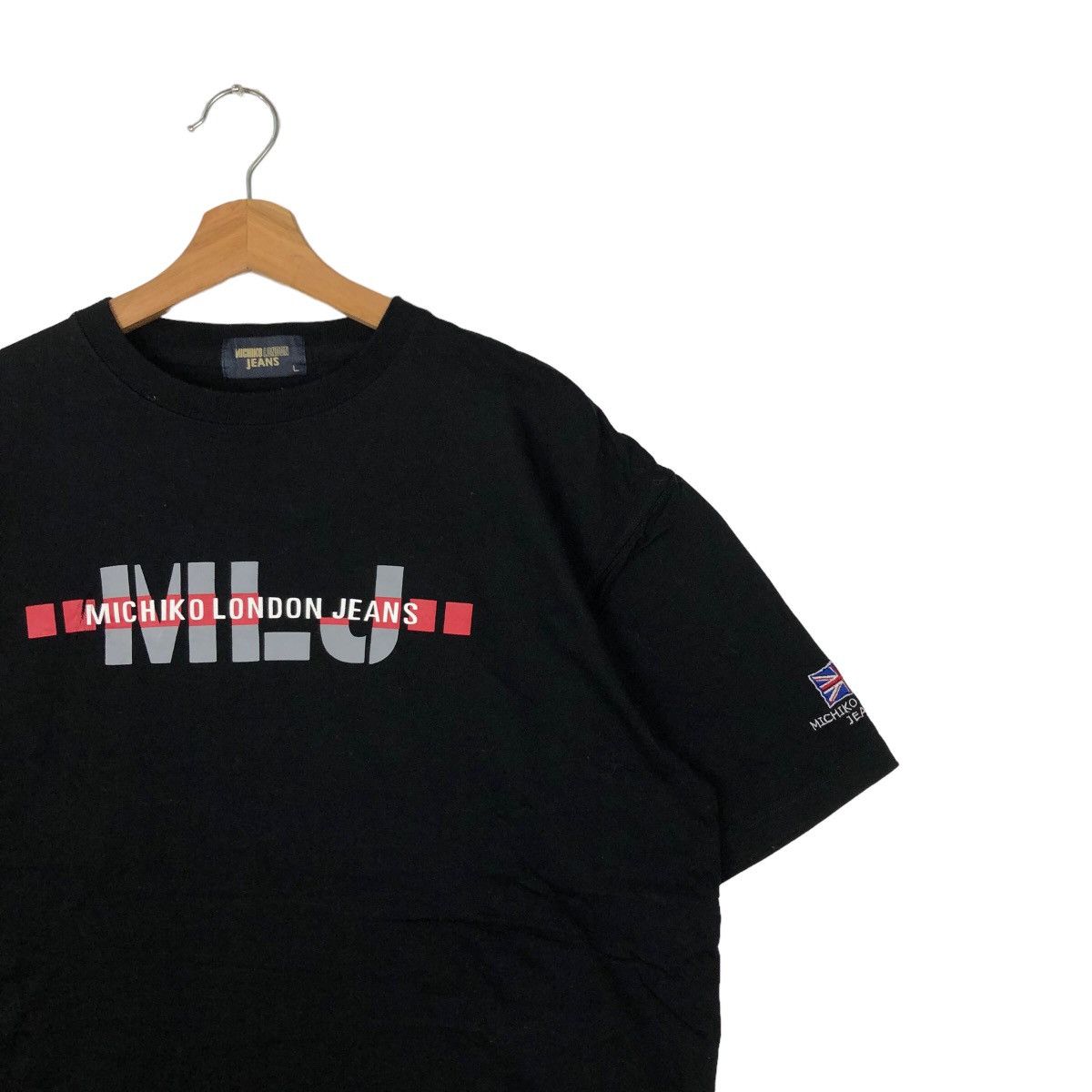 Japanese Brand VINTAGE T SHIRT BIG LOGO MICHIKO LONDON JEANS Size US L / EU 52-54 / 3 - 5 Thumbnail