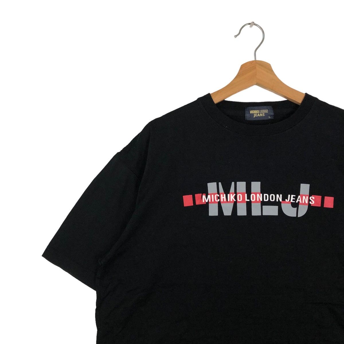 Japanese Brand VINTAGE T SHIRT BIG LOGO MICHIKO LONDON JEANS Size US L / EU 52-54 / 3 - 6 Thumbnail