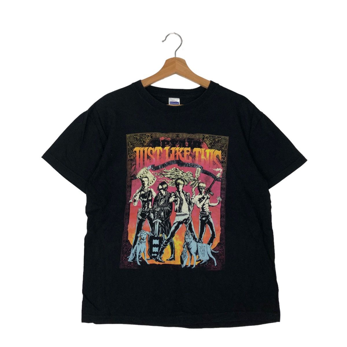 Japanese Brand RARE JUST LIKE THIS FAMOUS BAND TEE BIG LOGO Size US M / EU 48-50 / 2 - 1 Thumbnail