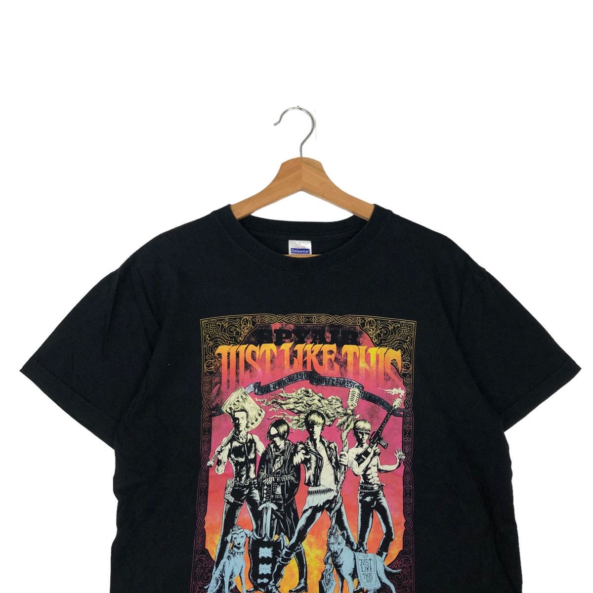 Japanese Brand RARE JUST LIKE THIS FAMOUS BAND TEE BIG LOGO Size US M / EU 48-50 / 2 - 2 Thumbnail