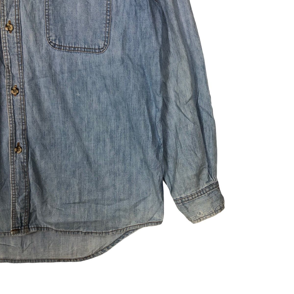 Japanese Brand VINTAGE CHAMBRAY DENIM BIG JOHN HYSTERIC GLAMOUR DESIGN Size US M / EU 48-50 / 2 - 4 Thumbnail