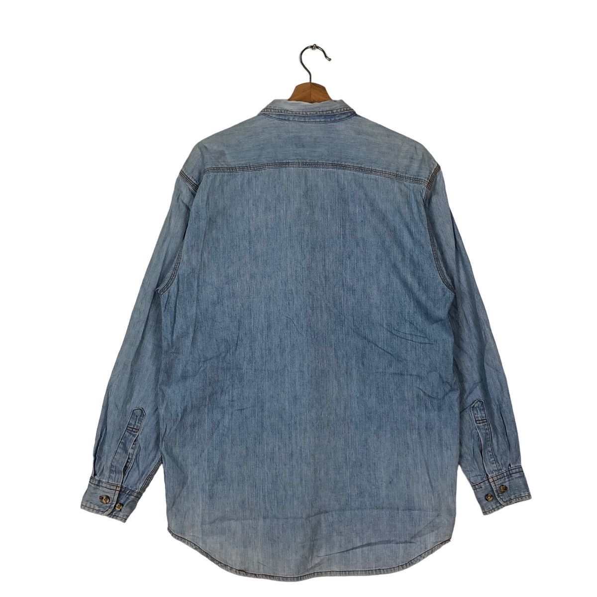 Japanese Brand VINTAGE CHAMBRAY DENIM BIG JOHN HYSTERIC GLAMOUR DESIGN Size US M / EU 48-50 / 2 - 7 Thumbnail