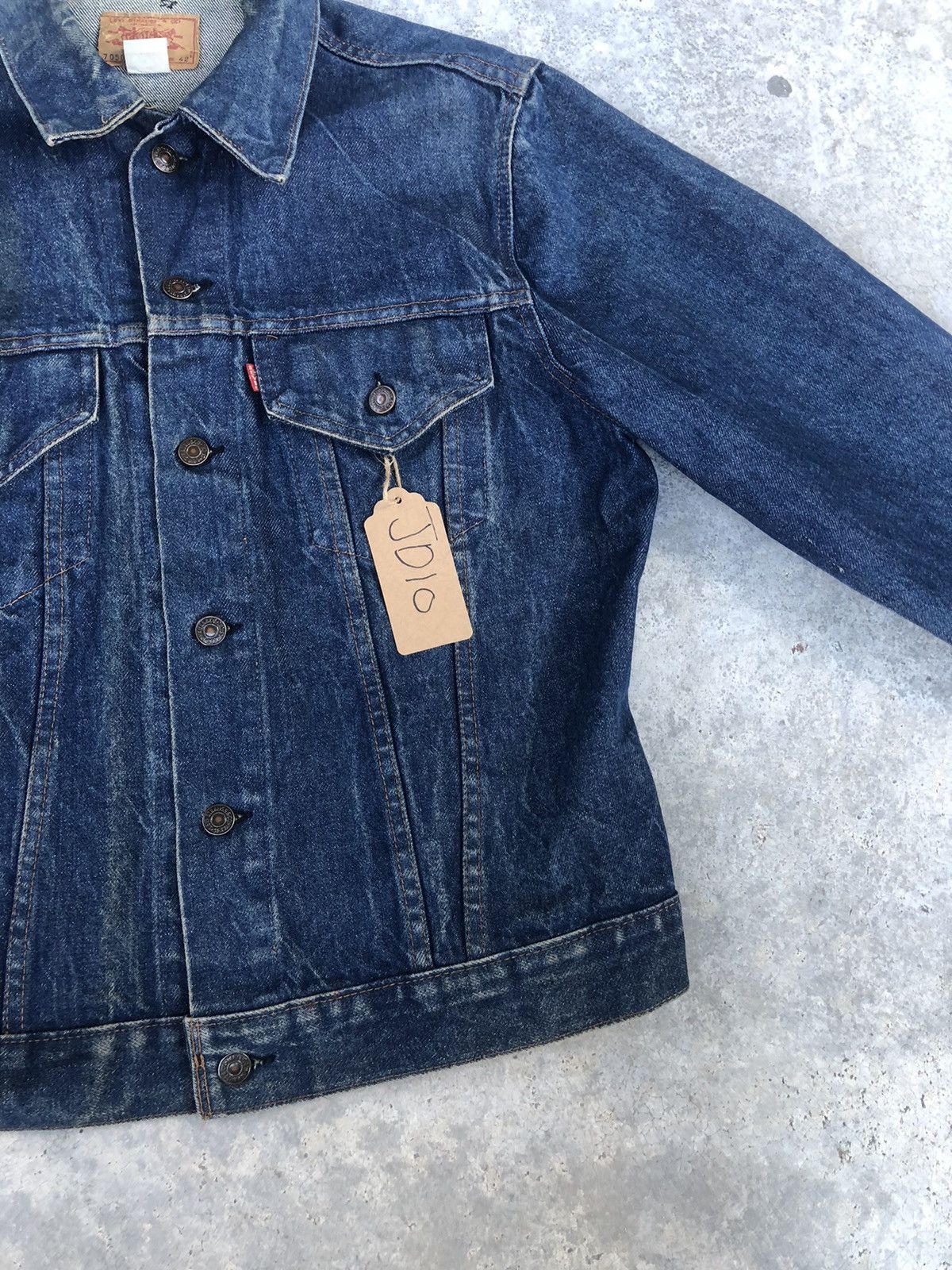 Levi's Vintage 80s Levi’s Denim Jacket Distressed Size US L / EU 52-54 / 3 - 8 Thumbnail