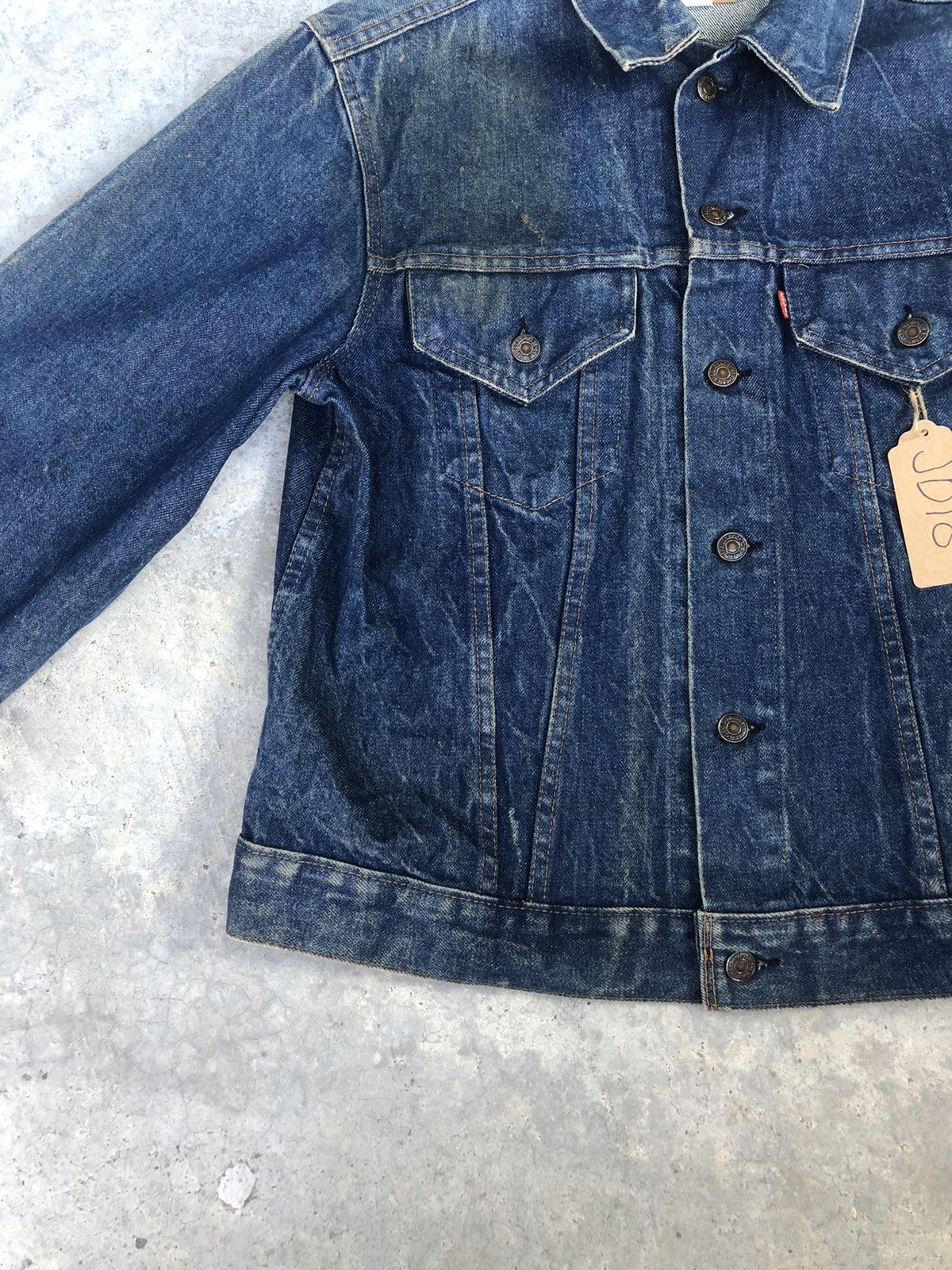 Levi's Vintage 80s Levi’s Denim Jacket Distressed Size US L / EU 52-54 / 3 - 7 Thumbnail