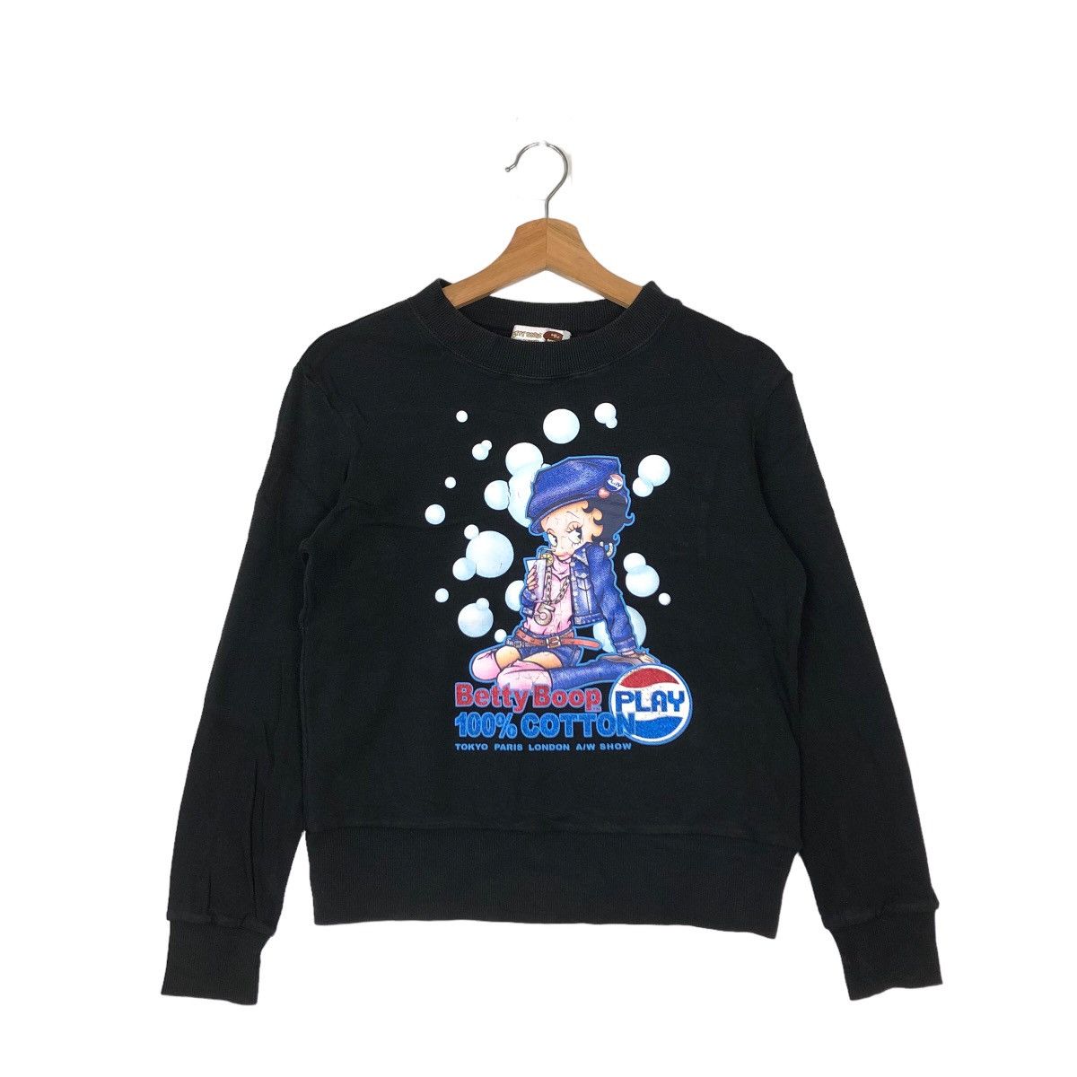 Cartoon Network VINTAGE BETTY BOOPS LONG SLEEVE T SHIRT BIG LOGO Size US M / EU 48-50 / 2 - 1 Thumbnail