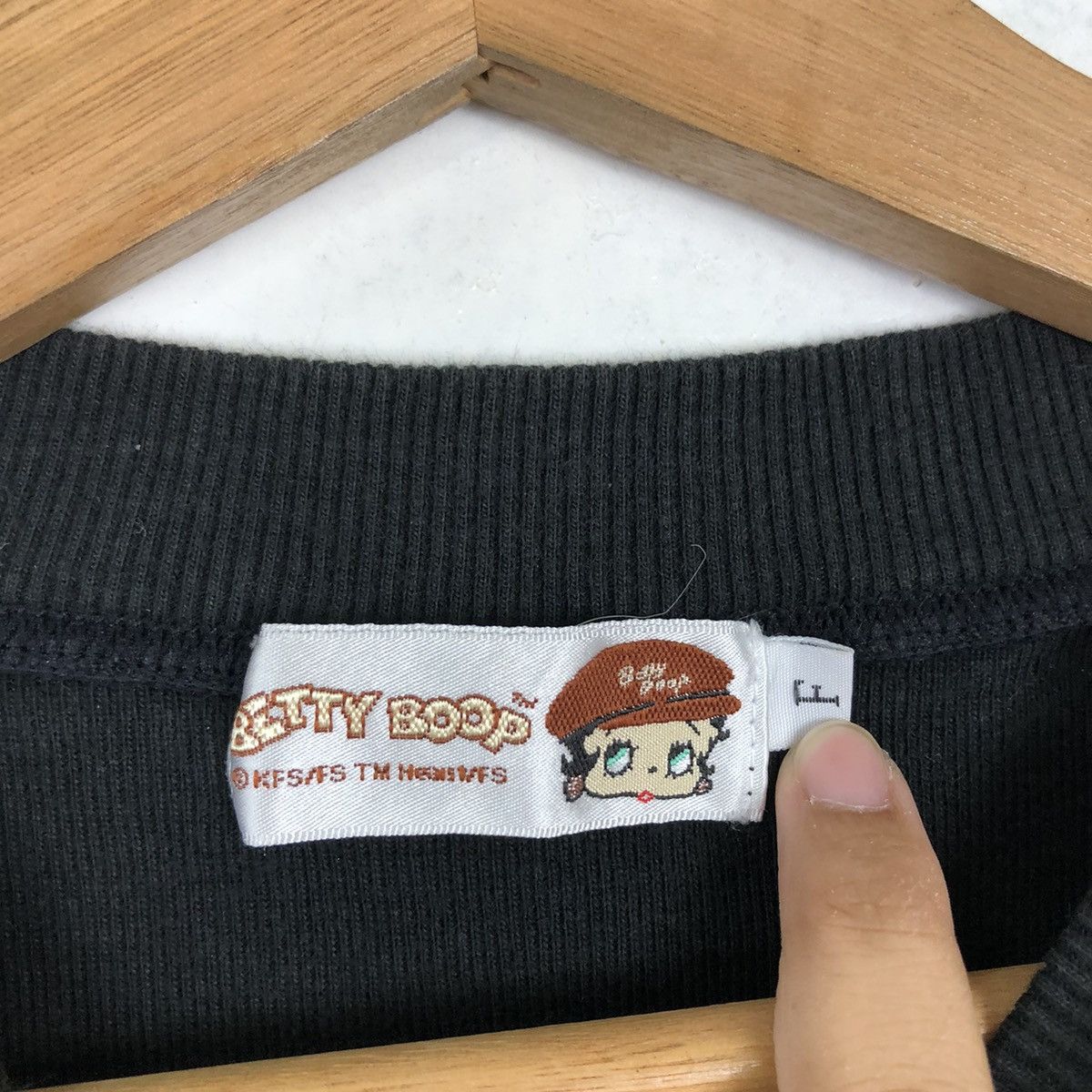 Cartoon Network VINTAGE BETTY BOOPS LONG SLEEVE T SHIRT BIG LOGO Size US M / EU 48-50 / 2 - 9 Thumbnail