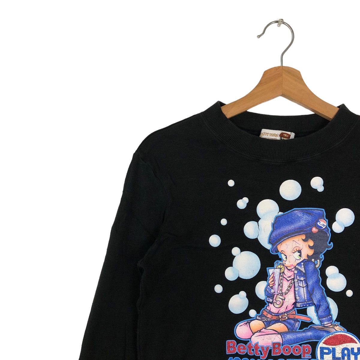Cartoon Network VINTAGE BETTY BOOPS LONG SLEEVE T SHIRT BIG LOGO Size US M / EU 48-50 / 2 - 6 Thumbnail
