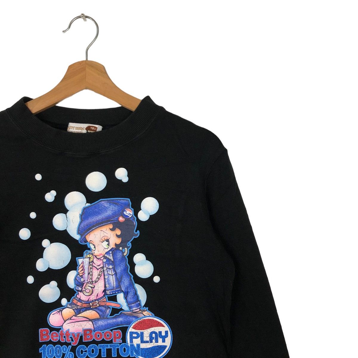Cartoon Network VINTAGE BETTY BOOPS LONG SLEEVE T SHIRT BIG LOGO Size US M / EU 48-50 / 2 - 5 Thumbnail