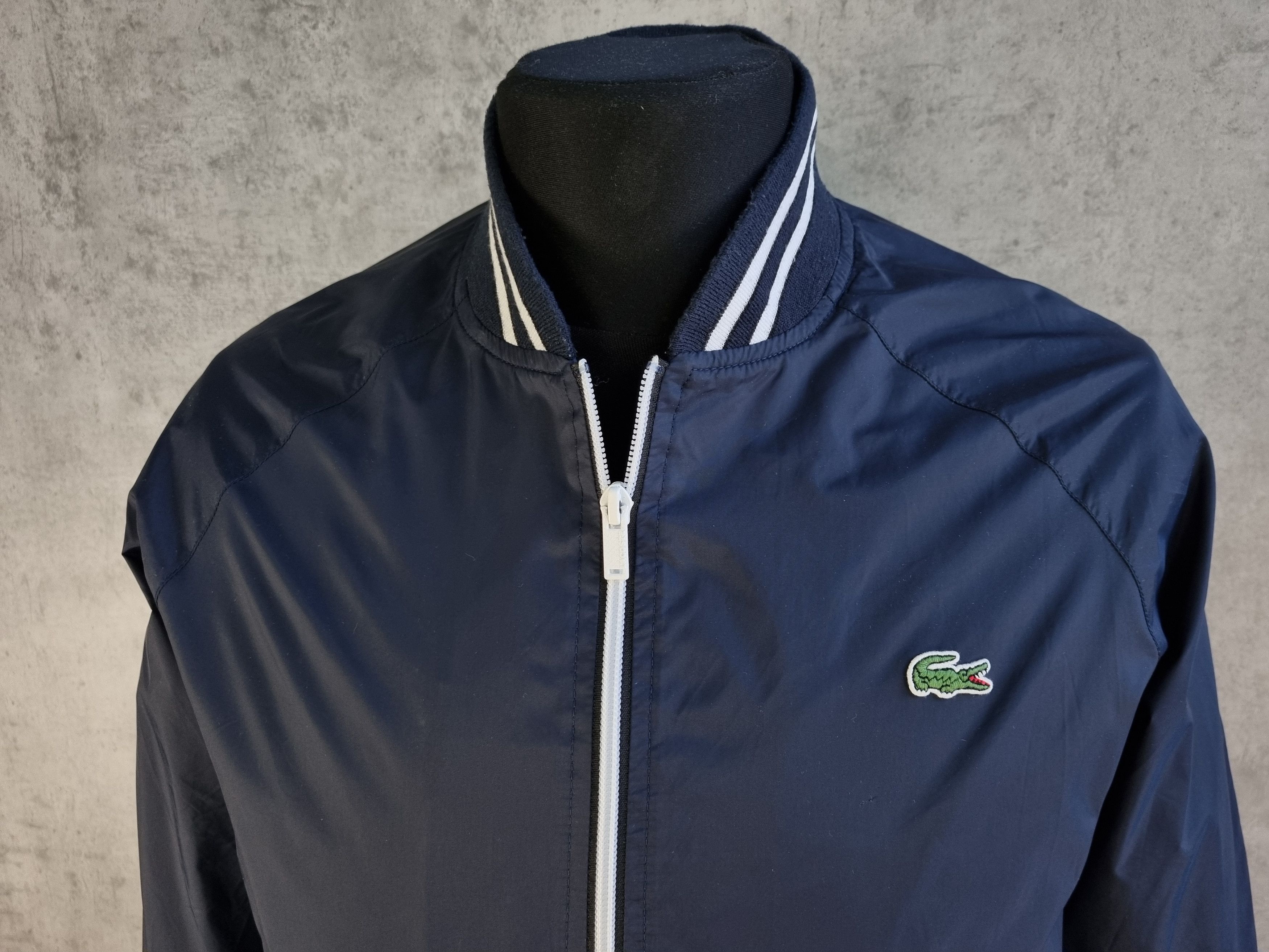 Lacoste Rare LACOSTE L!VE Bomber nylon light casual jacket Size US M / EU 48-50 / 2 - 2 Thumbnail