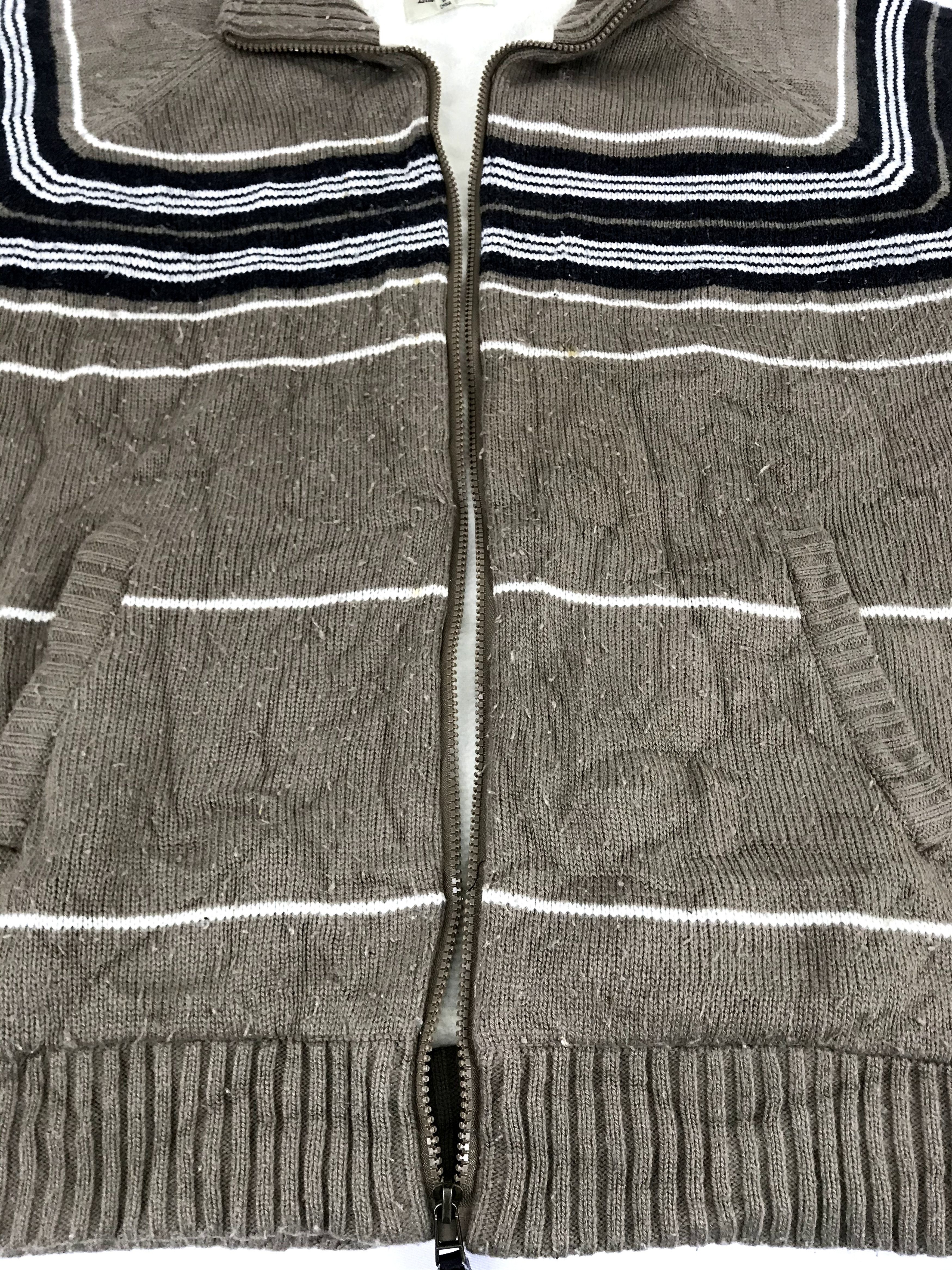 Japanese Brand Real Standard Sherpa Inner Sweatshirt Striped Desig Size US L / EU 52-54 / 3 - 3 Thumbnail