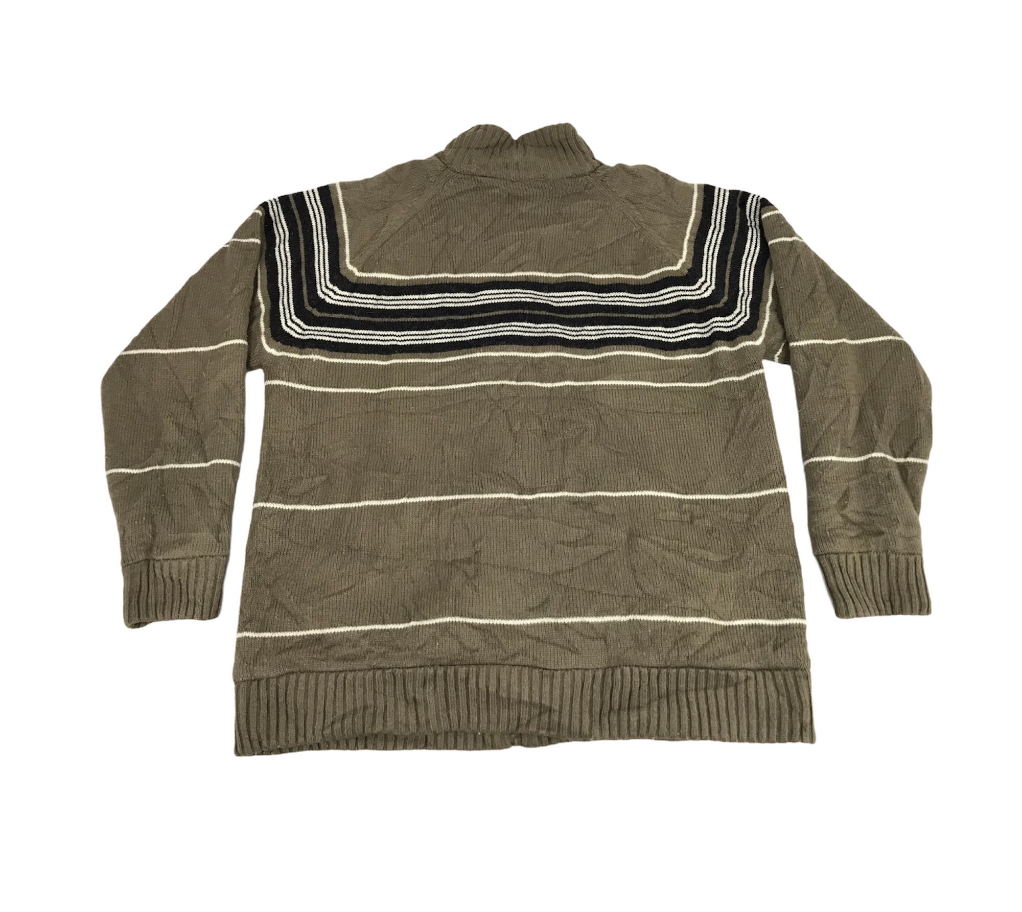Japanese Brand Real Standard Sherpa Inner Sweatshirt Striped Desig Size US L / EU 52-54 / 3 - 5 Thumbnail