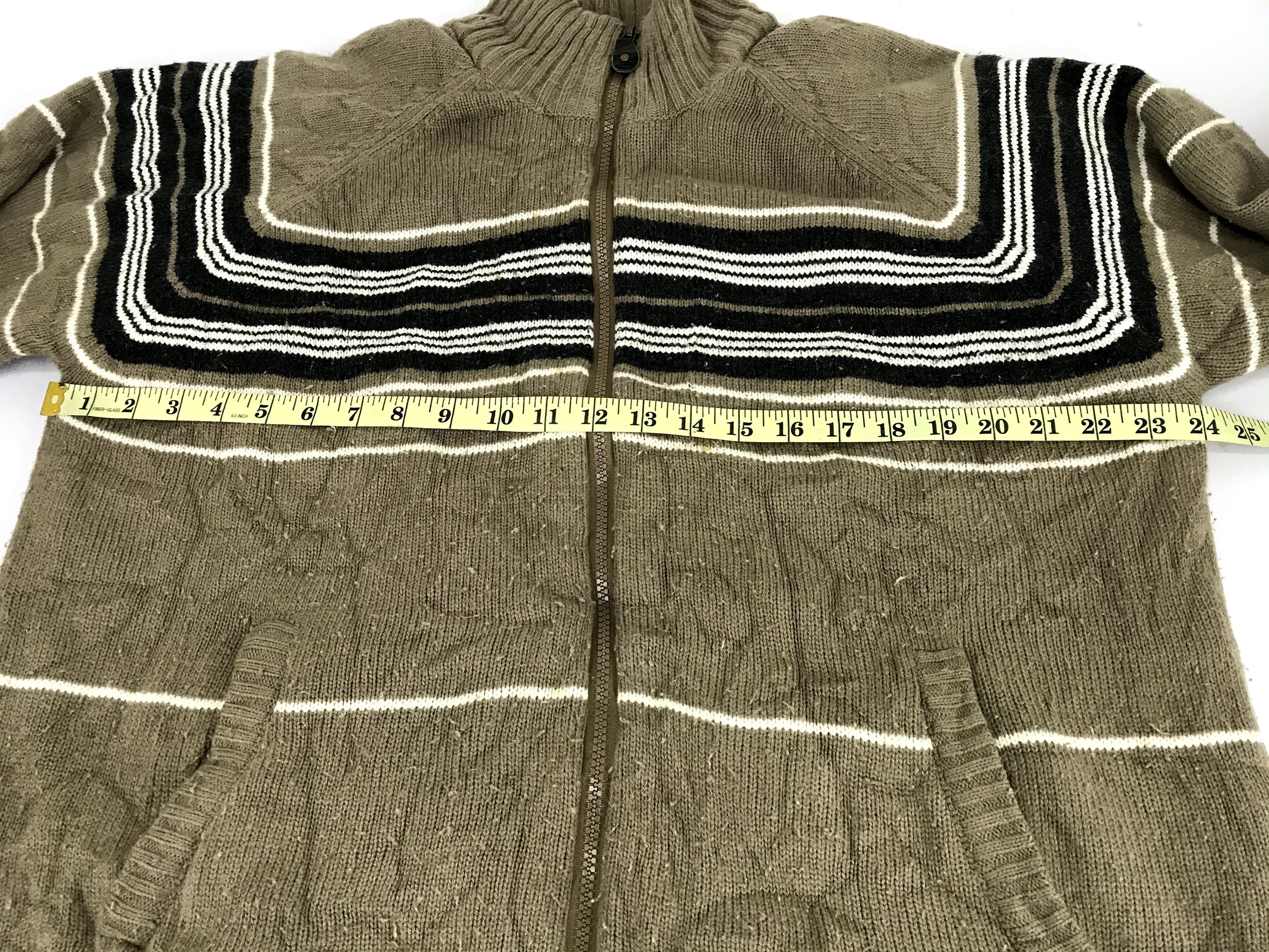 Japanese Brand Real Standard Sherpa Inner Sweatshirt Striped Desig Size US L / EU 52-54 / 3 - 10 Thumbnail