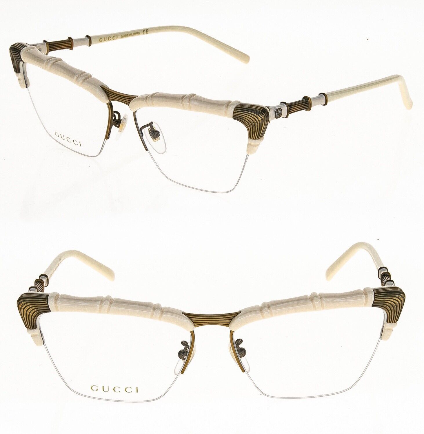 Gucci Sunglasses RARE GG0220S 001 Bronze Frame Orange Gold Mirror Lens 52MM Brand New Comes With Its Original Accessories. Gucci... | Depop main image 3