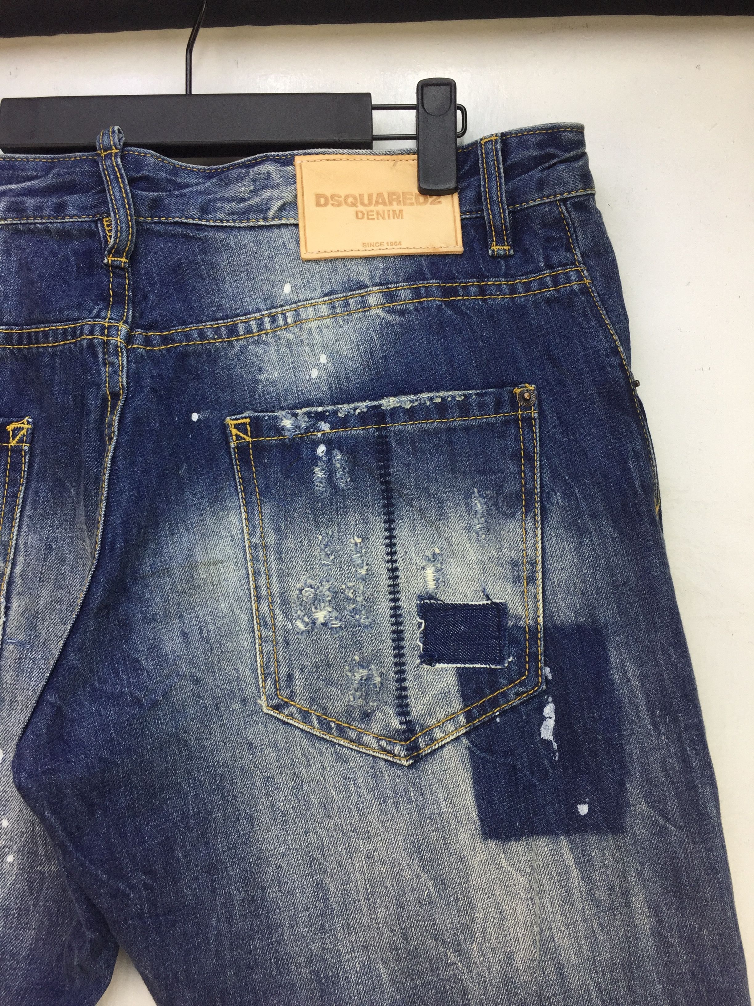 Dsquared2 DSquared2 Distressed and Ripped Rider Style Pant Size US 37 - 7 Thumbnail