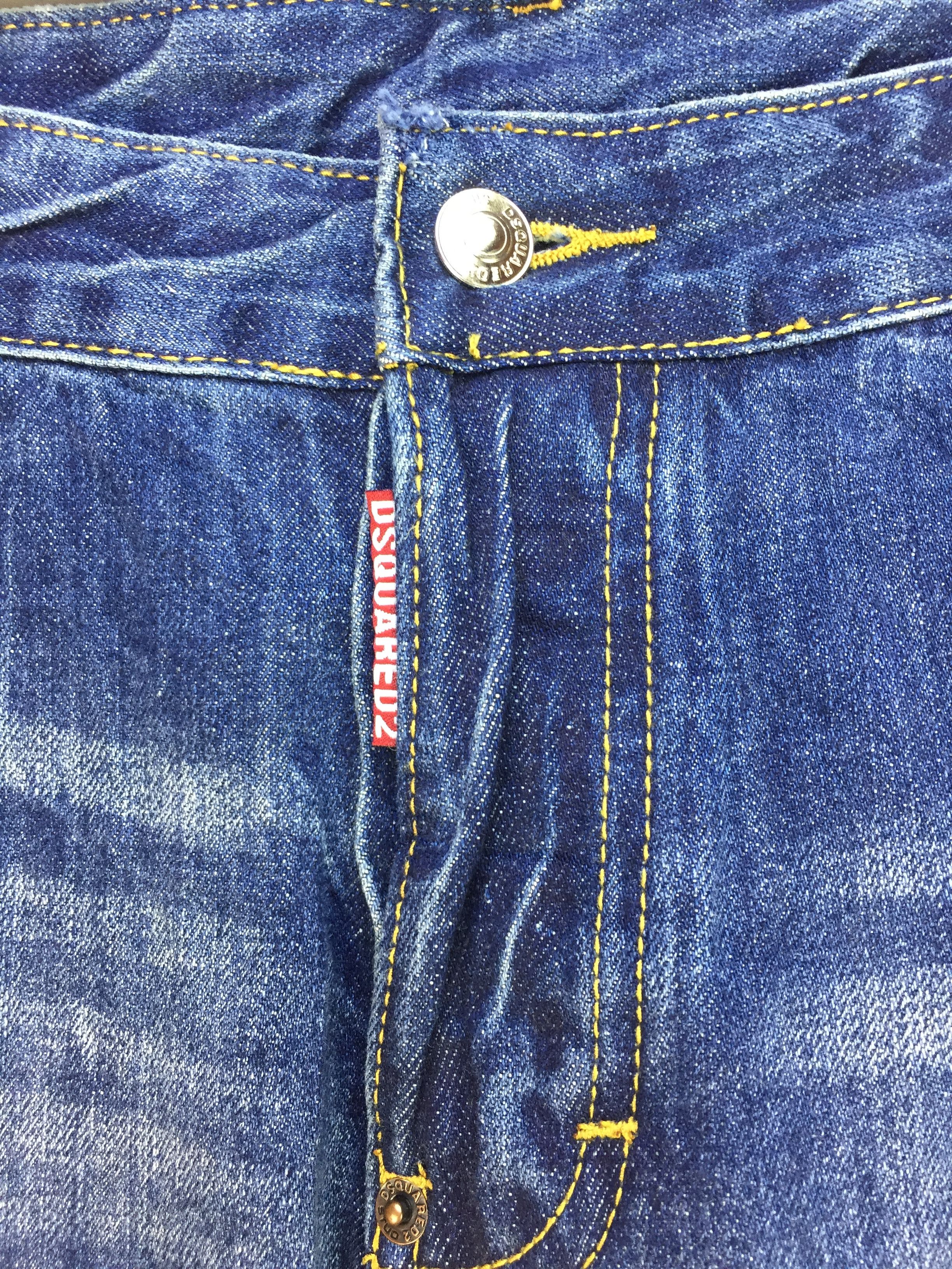 Dsquared2 DSquared2 Distressed and Ripped Rider Style Pant Size US 37 - 4 Thumbnail