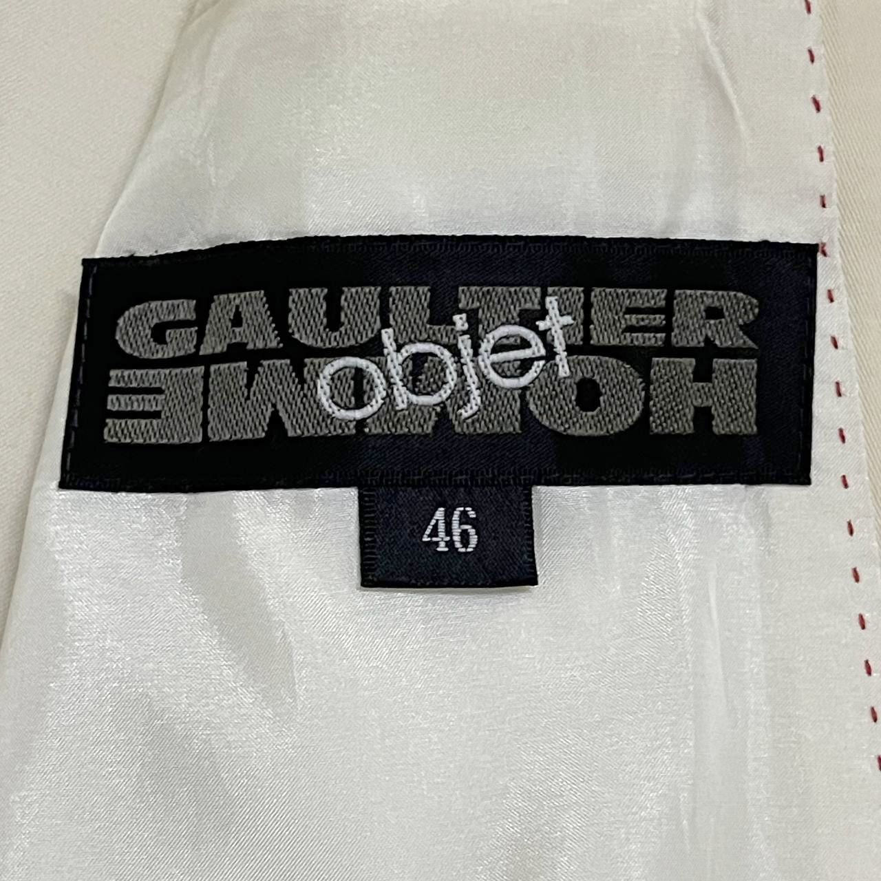 Gaultier Homme Objet Gaultier Homme Objet Jacket Cream Size US M / EU 48-50 / 2 - 11 Thumbnail