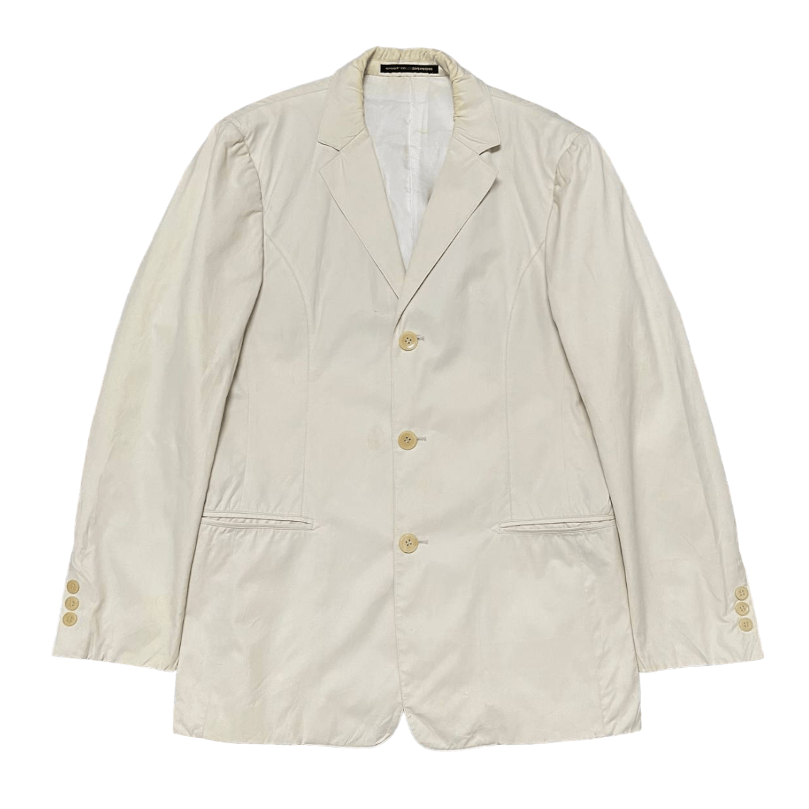 image of Gaultier Homme Objet Jacket Cream, Men's (Size Medium)