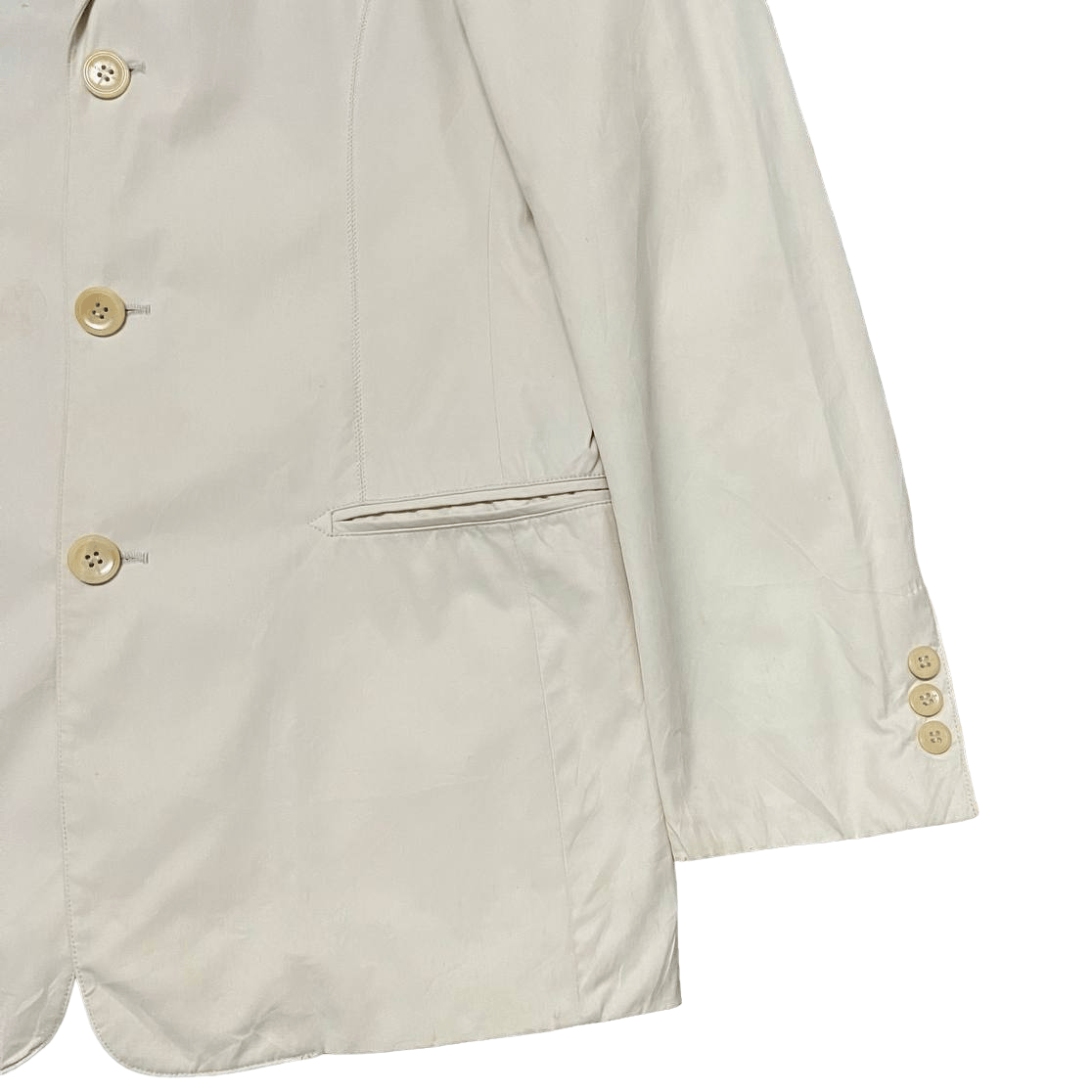 Gaultier Homme Objet Gaultier Homme Objet Jacket Cream Size US M / EU 48-50 / 2 - 4 Thumbnail