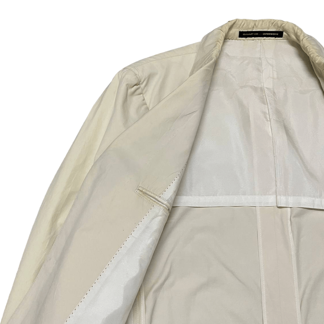 Gaultier Homme Objet Gaultier Homme Objet Jacket Cream Size US M / EU 48-50 / 2 - 8 Thumbnail