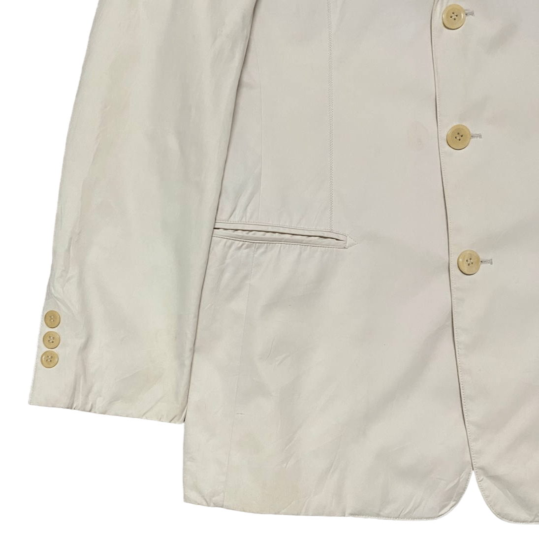 Gaultier Homme Objet Gaultier Homme Objet Jacket Cream Size US M / EU 48-50 / 2 - 3 Thumbnail