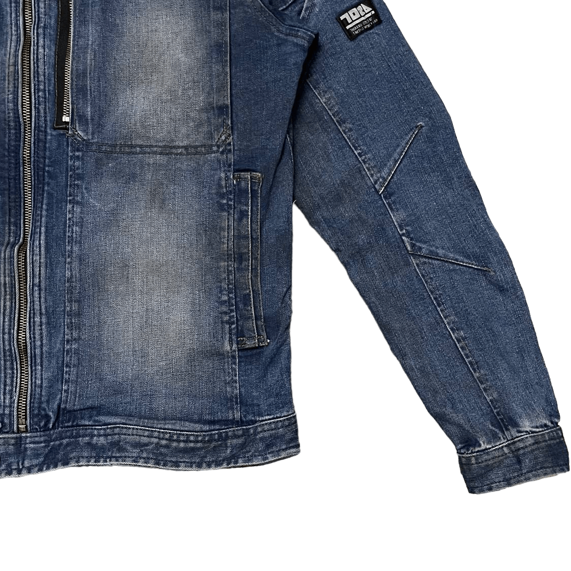 Japanese Brand Vintage Japanese Toraichi Work Wear Denim Jacket Size US L / EU 52-54 / 3 - 4 Thumbnail