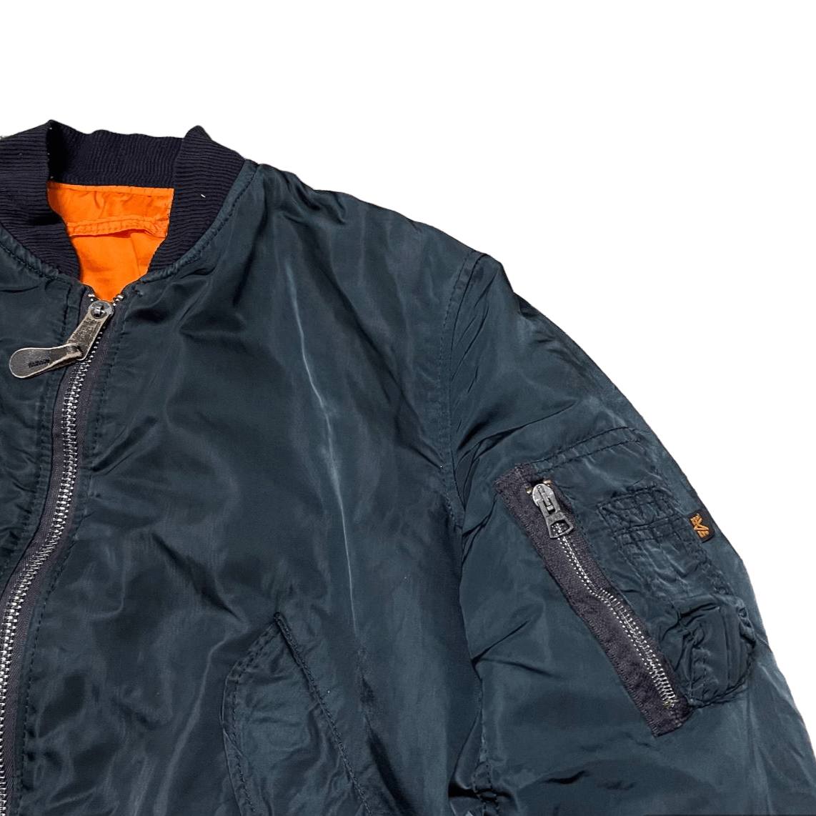 Alpha Industries Vintage Alpha Industries Ma 1 Military Flight Bomber Jacket Size US M / EU 48-50 / 2 - 5 Thumbnail