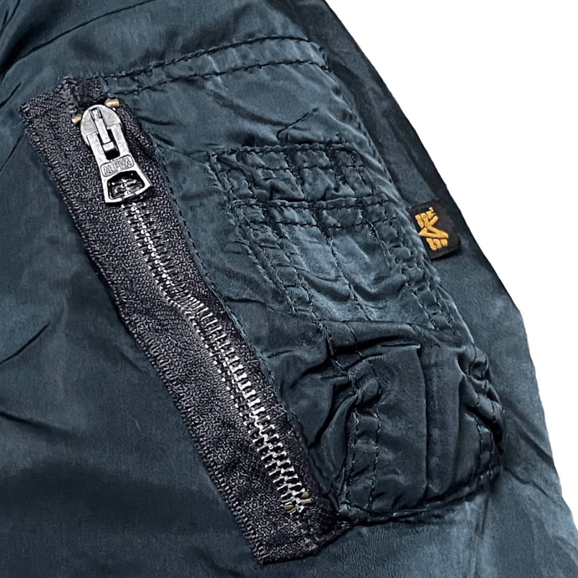 Alpha Industries Vintage Alpha Industries Ma 1 Military Flight Bomber Jacket Size US M / EU 48-50 / 2 - 6 Thumbnail