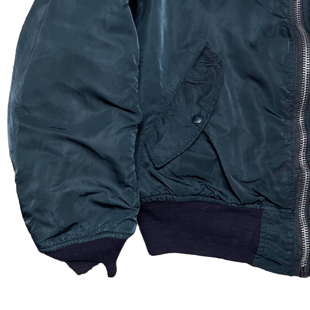 Alpha Industries Vintage Alpha Industries Ma 1 Military Flight Bomber Jacket Size US M / EU 48-50 / 2 - 3 Thumbnail