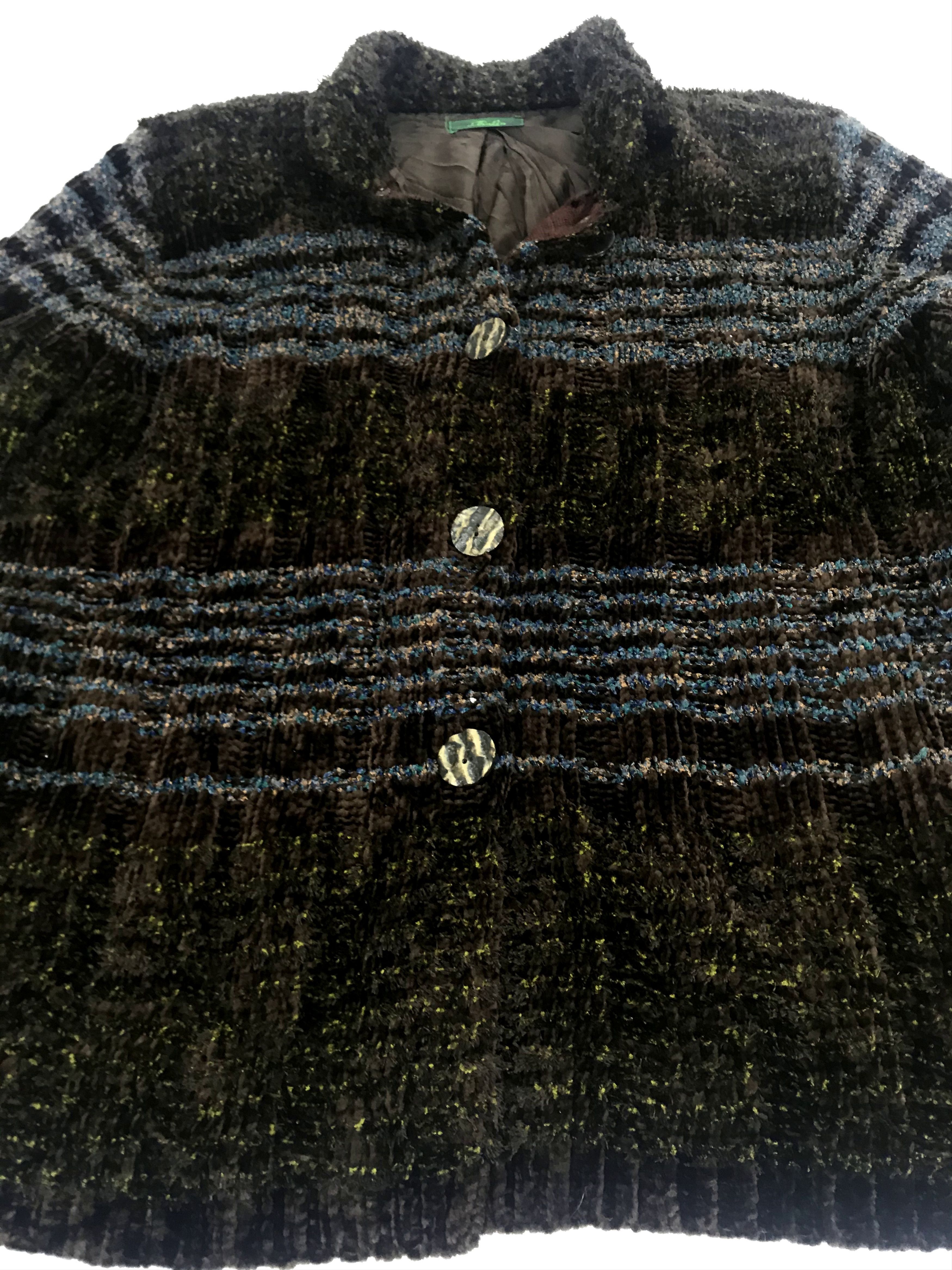 Japanese Brand Vintage Thalia Jacket Button Cupra Wool Polyester Inner Size XL / US 12-14 / IT 48-50 - 2 Thumbnail