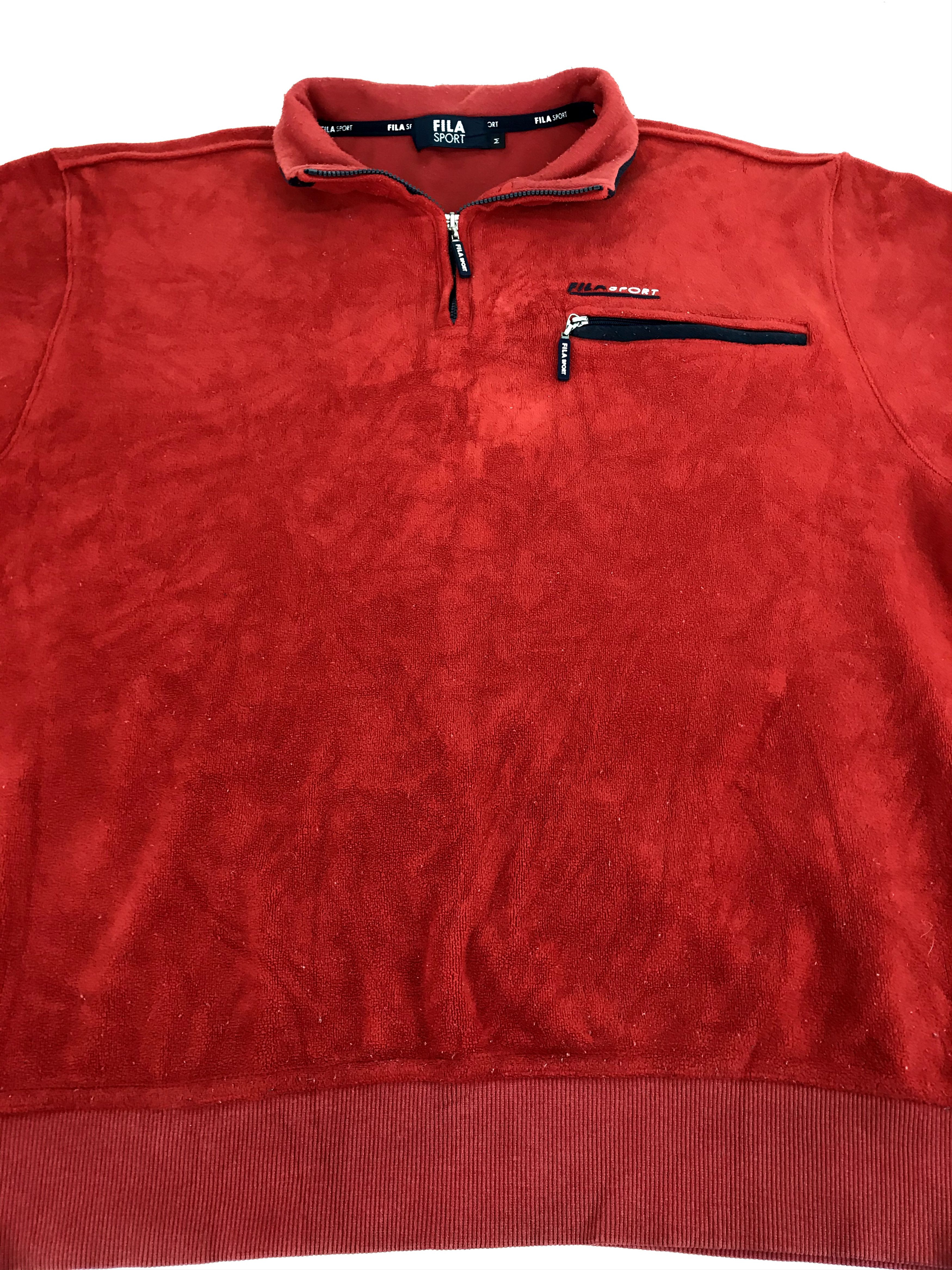 Fila Vintage Fila Sports Fleece Sweatshirt Fashion Designer Size US M / EU 48-50 / 2 - 2 Thumbnail