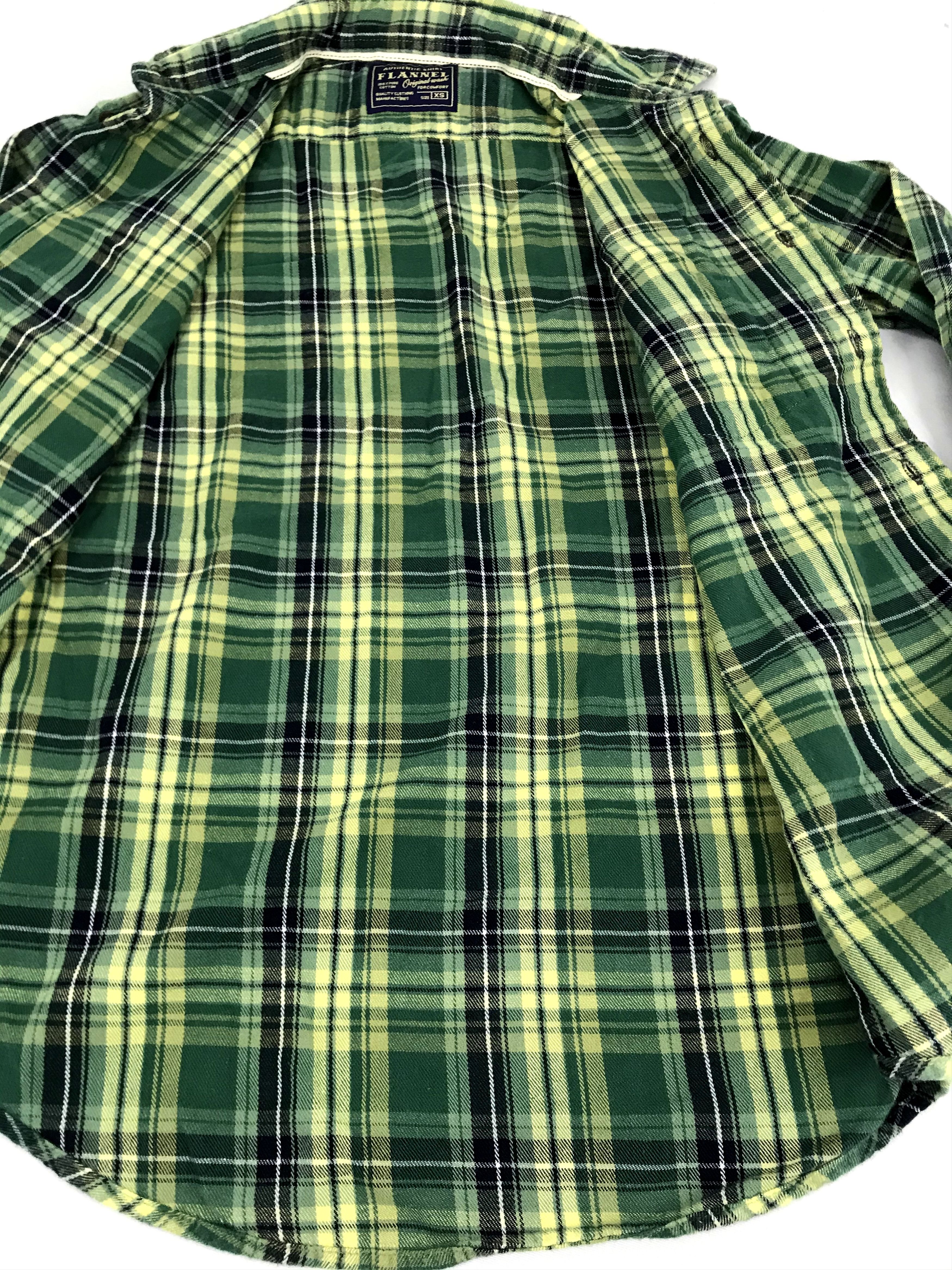 Flannel Uniqlo Flannel Casual Single Pocket Square Plaid Check Size US XS / EU 42 / 0 - 4 Thumbnail