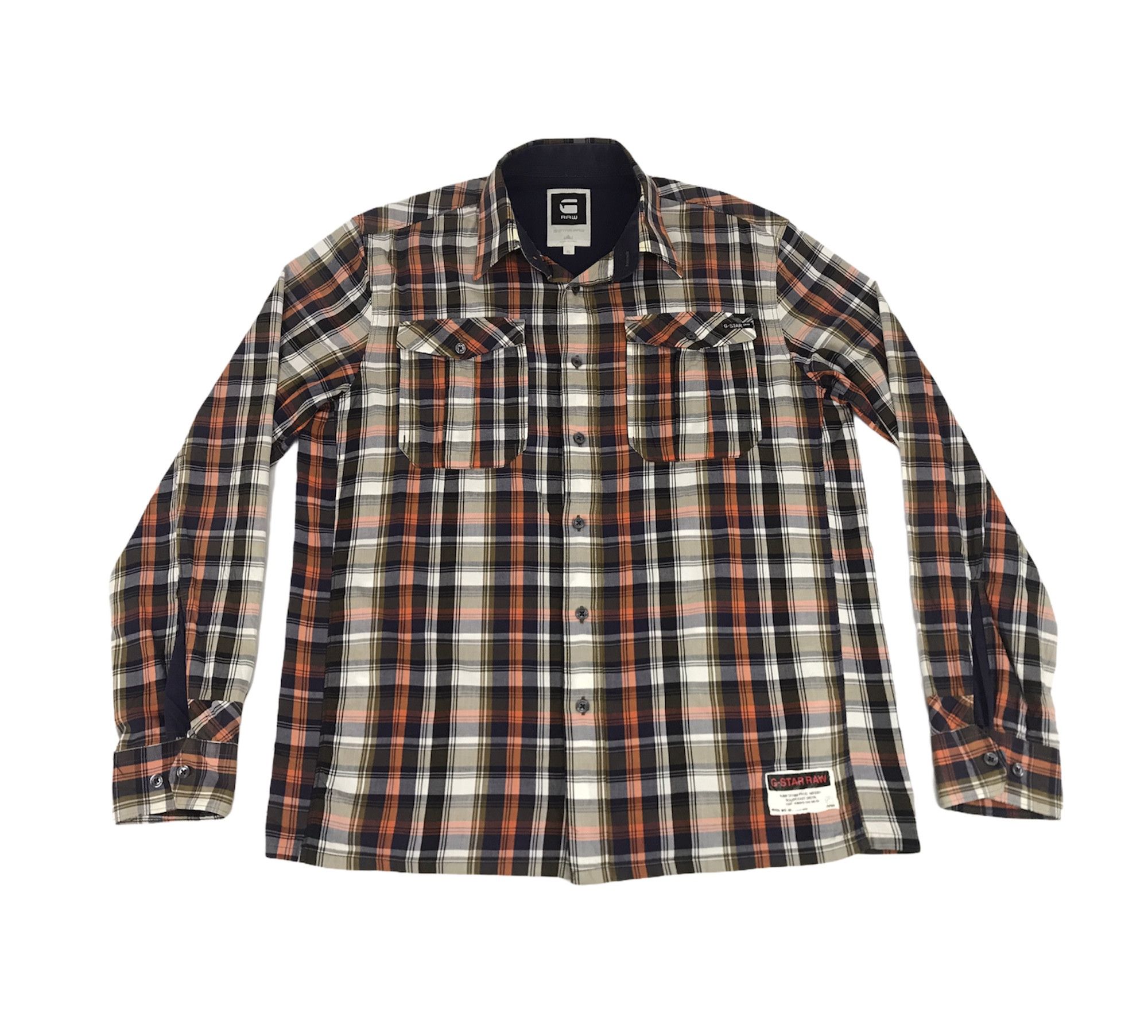 G Star Raw Vintage G-Star Raw Denim Ranger Flannel Shirt Plaid Check ...