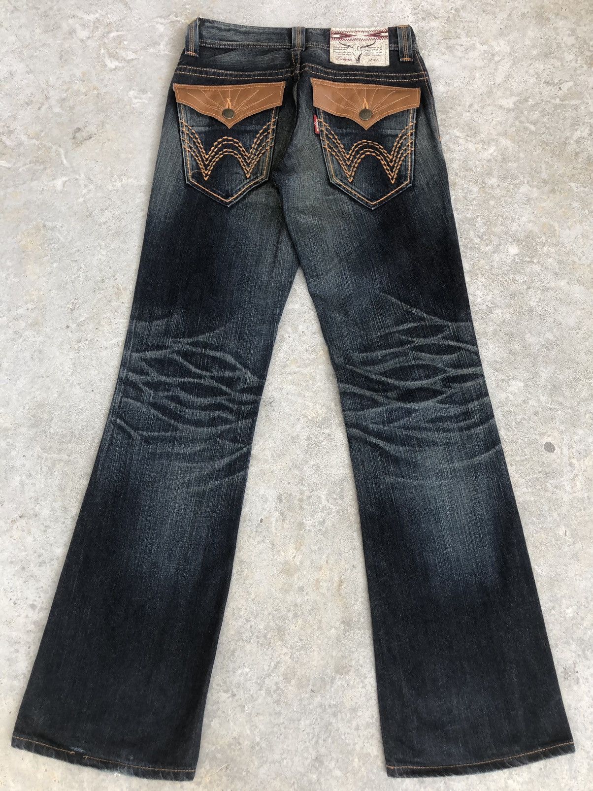 If Six Was Nine Edwin XV Flared Jeans Distressed Jeans Size US 30 / EU 46 - 2 Thumbnail