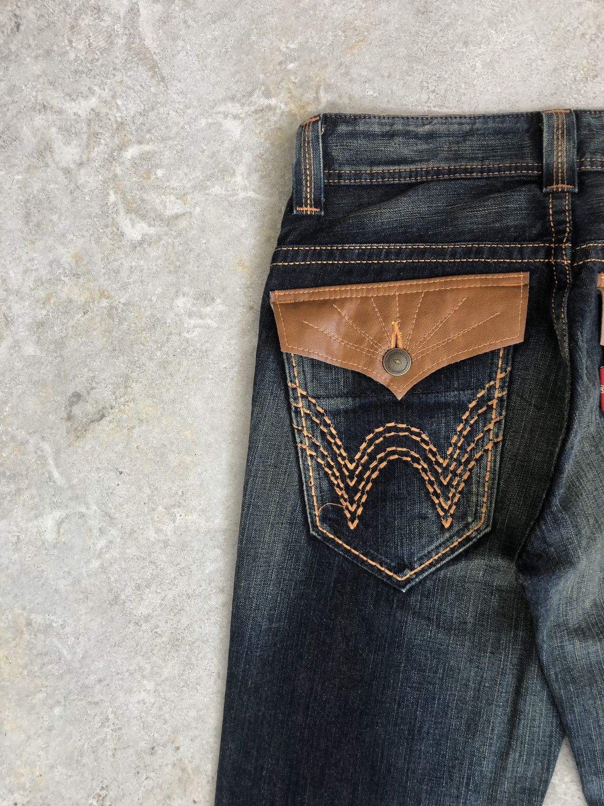 If Six Was Nine Edwin XV Flared Jeans Distressed Jeans Size US 30 / EU 46 - 9 Thumbnail
