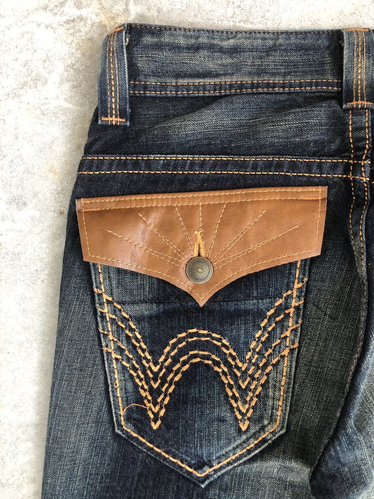 If Six Was Nine Edwin XV Flared Jeans Distressed Jeans Size US 30 / EU 46 - 17 Thumbnail