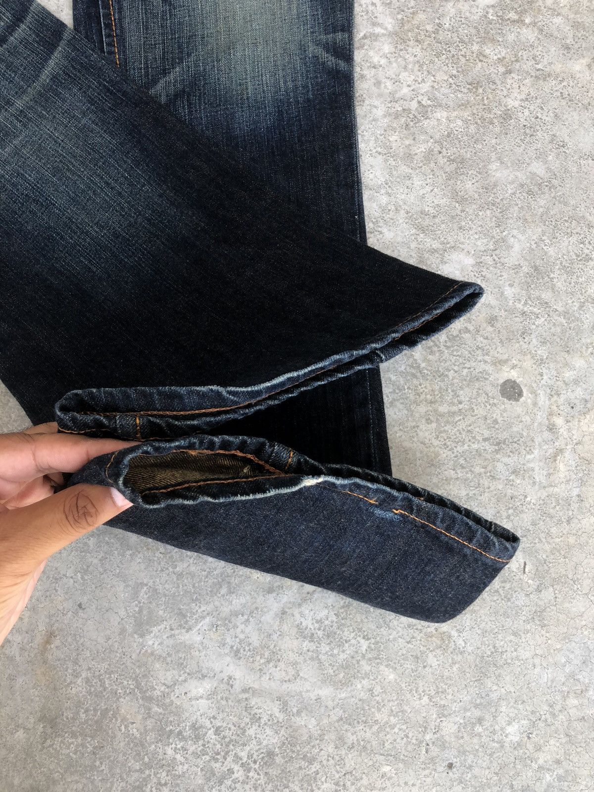 If Six Was Nine Edwin XV Flared Jeans Distressed Jeans Size US 30 / EU 46 - 13 Thumbnail